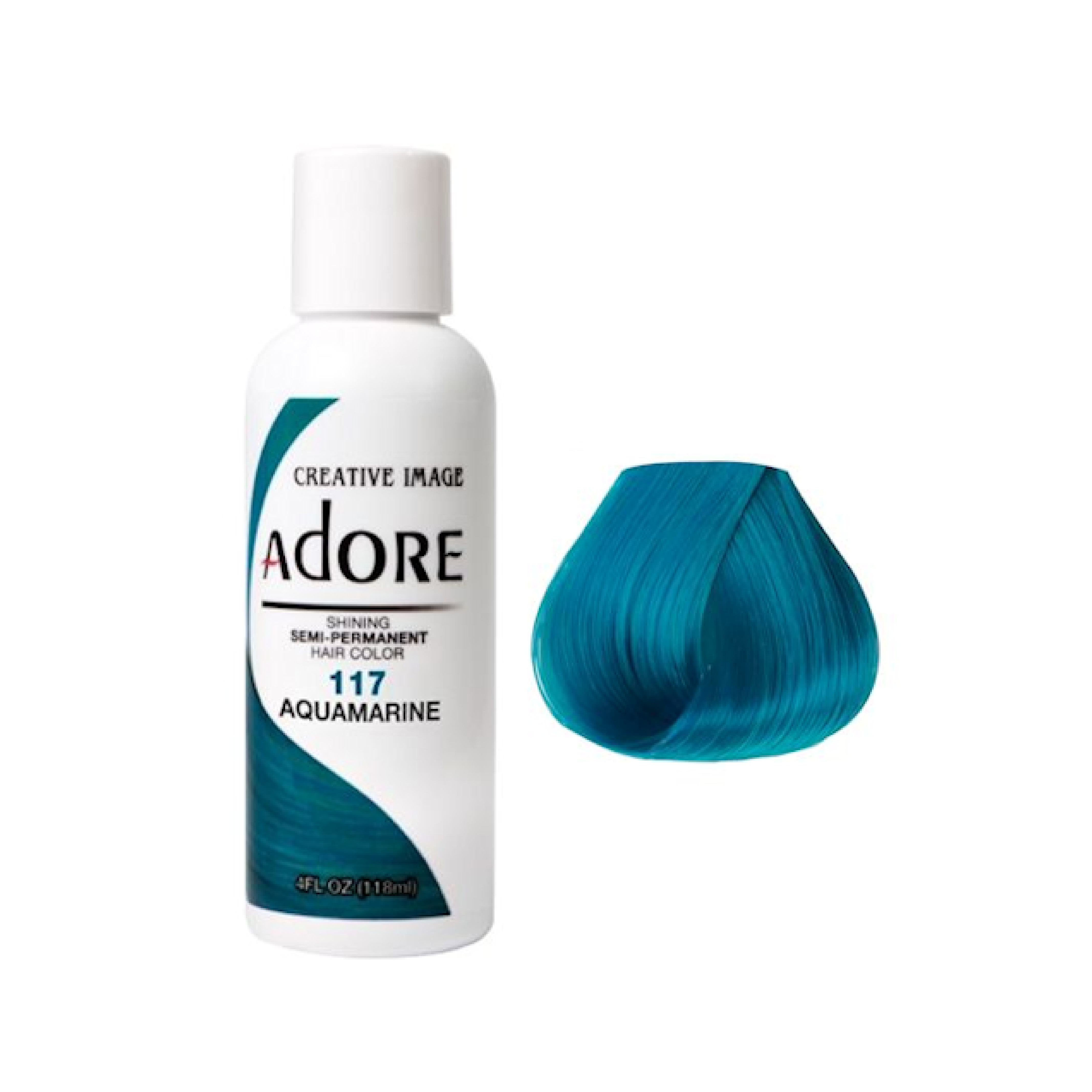 Adore Semi Permanent Aquamarine Hair Colour 117 - 118ml