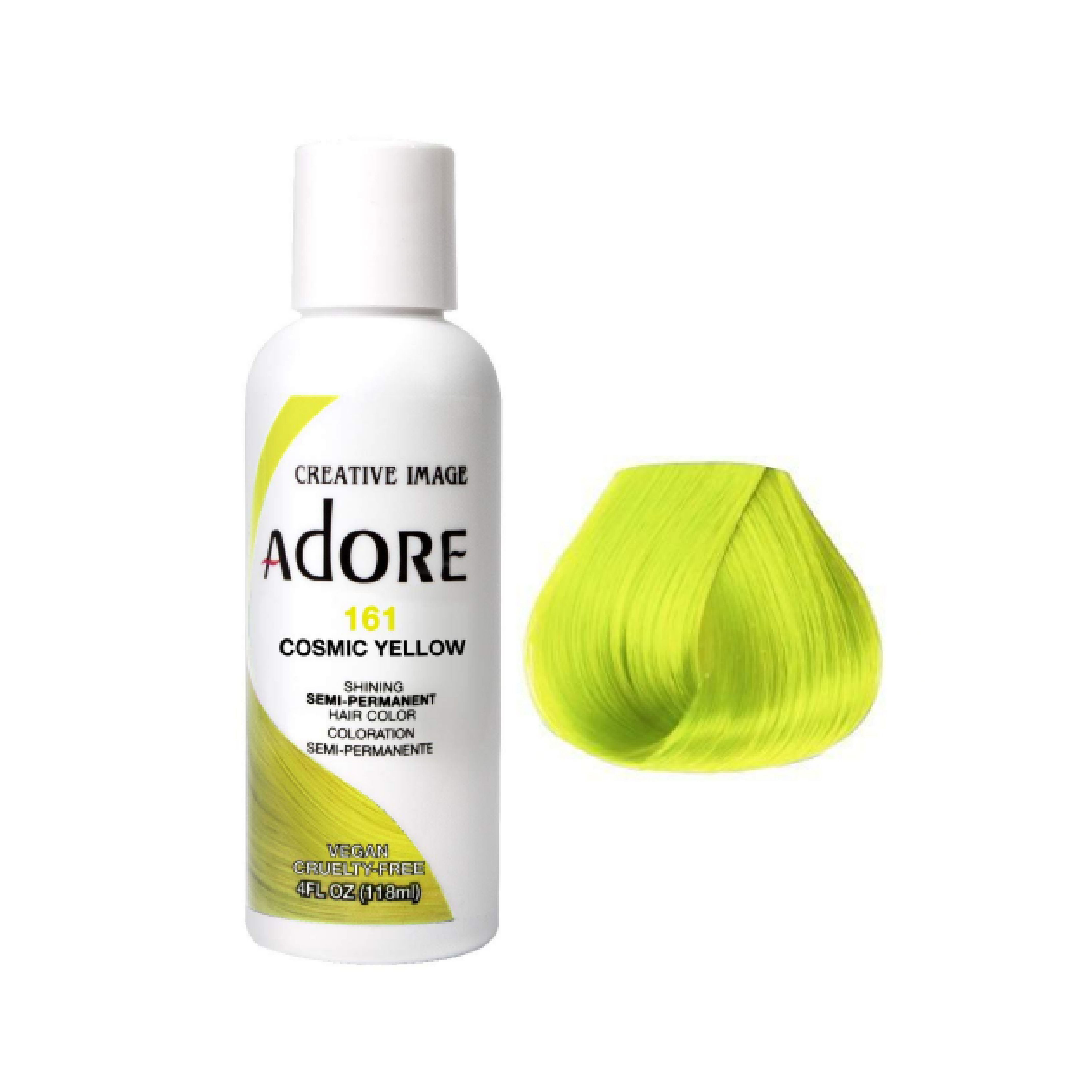 Adore Semi Permanent Cosmic Yellow Hair Colour 161 - 118ml