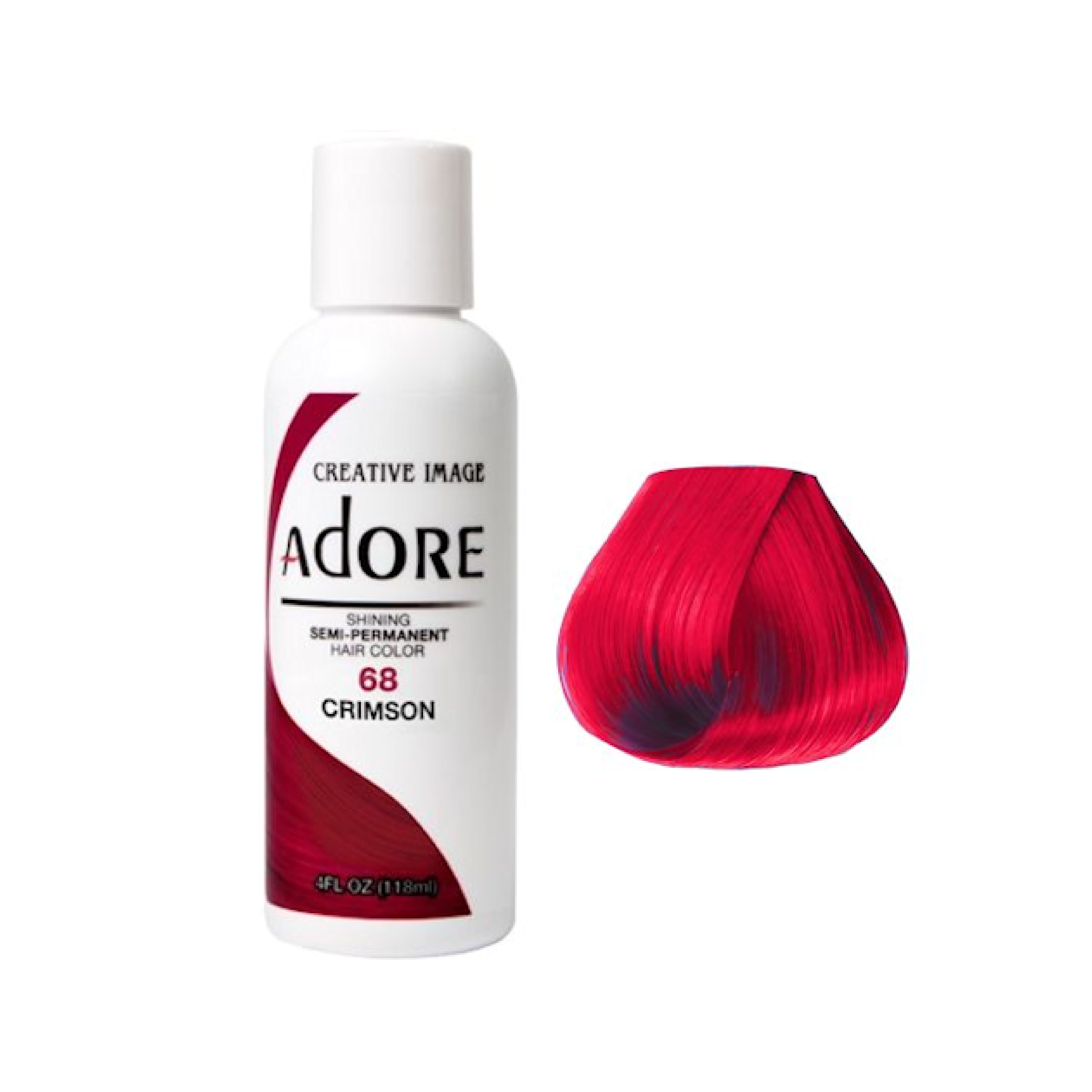 Adore Semi Permanent Crimson Hair Colour 68 - 118ml