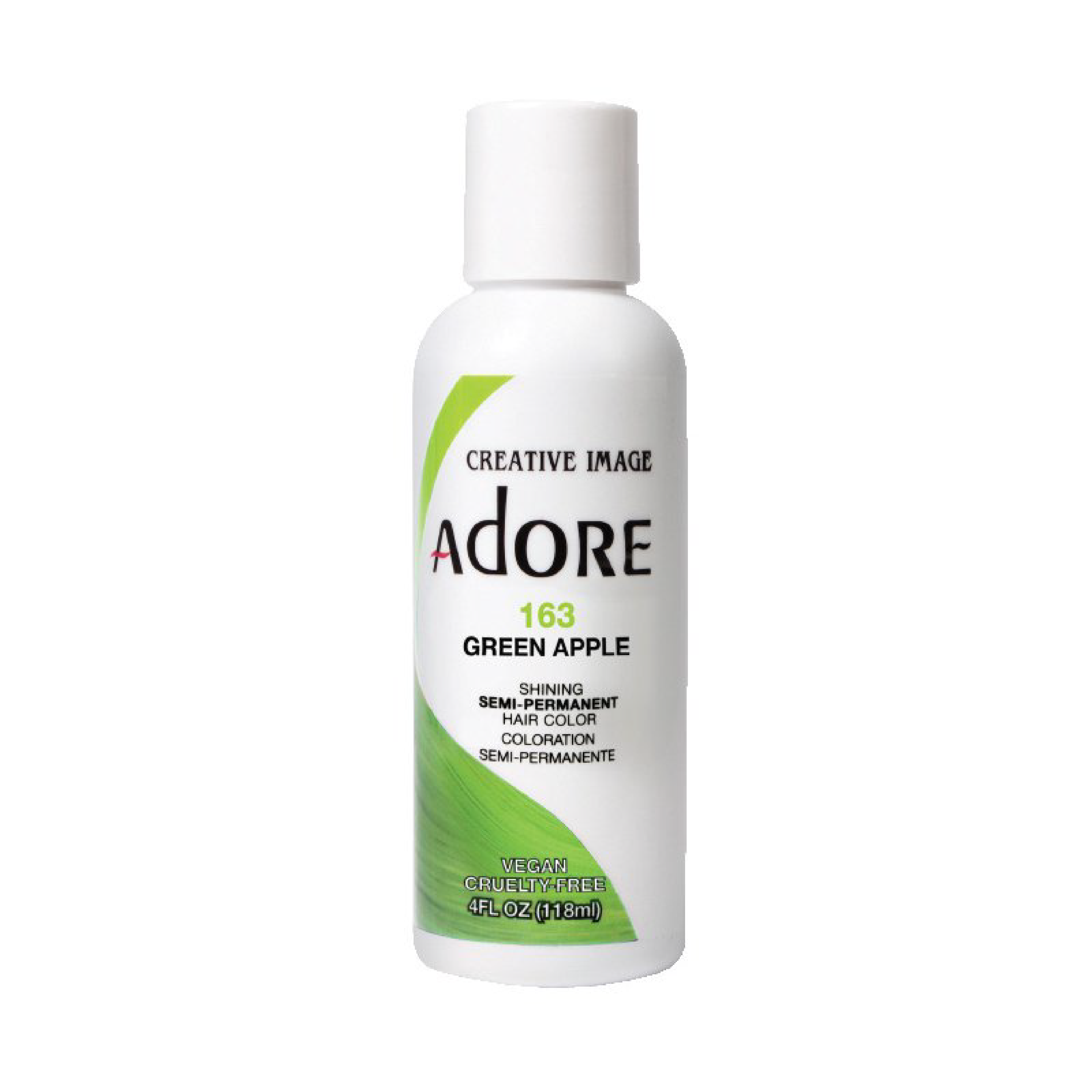 Adore Semi Permanent Green Apple Hair Colour 163 - 118ml