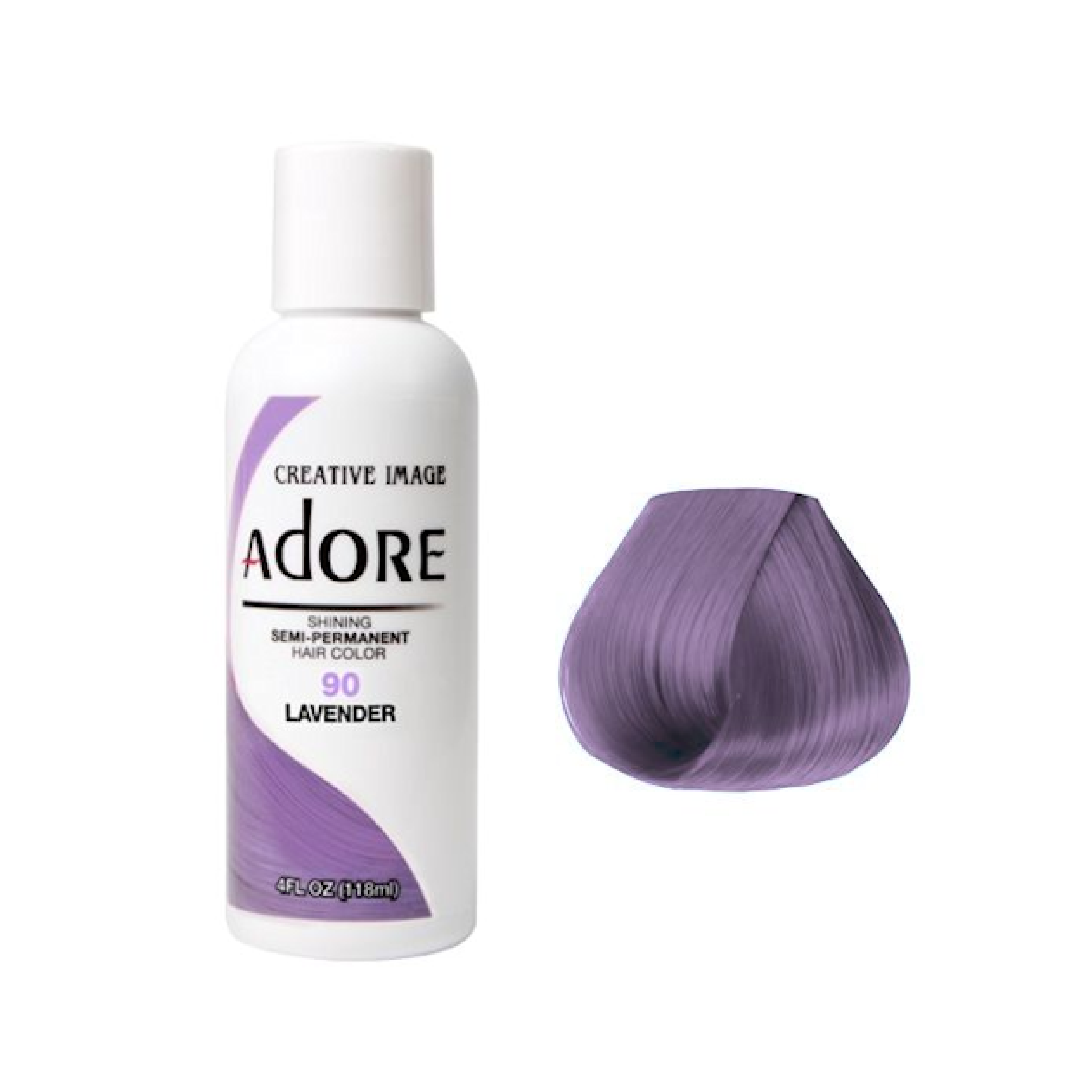 Adore Semi Permanent Lavender Hair Colour 90 - 118ml