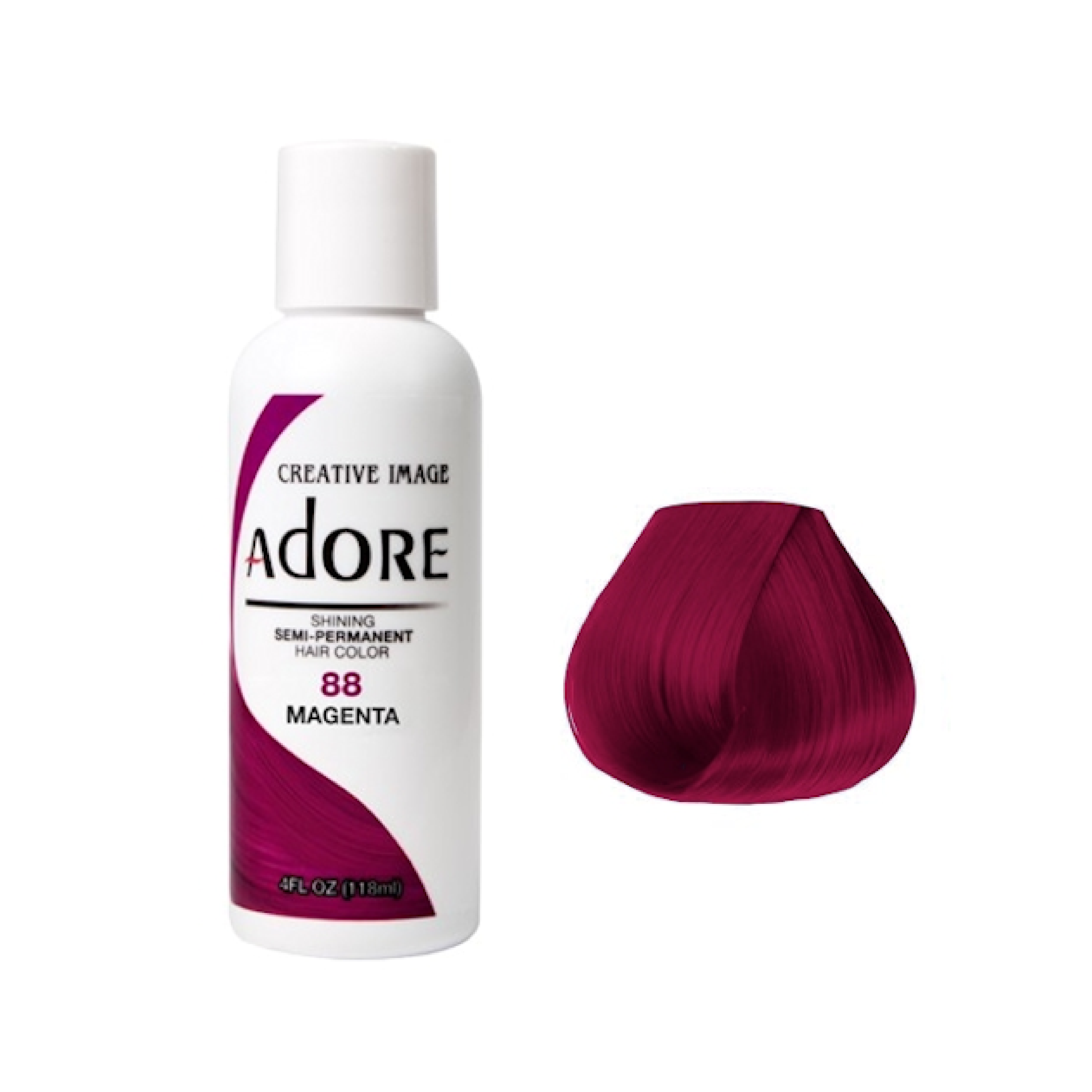 Adore Semi Permanent Magenta Hair Colour 88 - 118ml