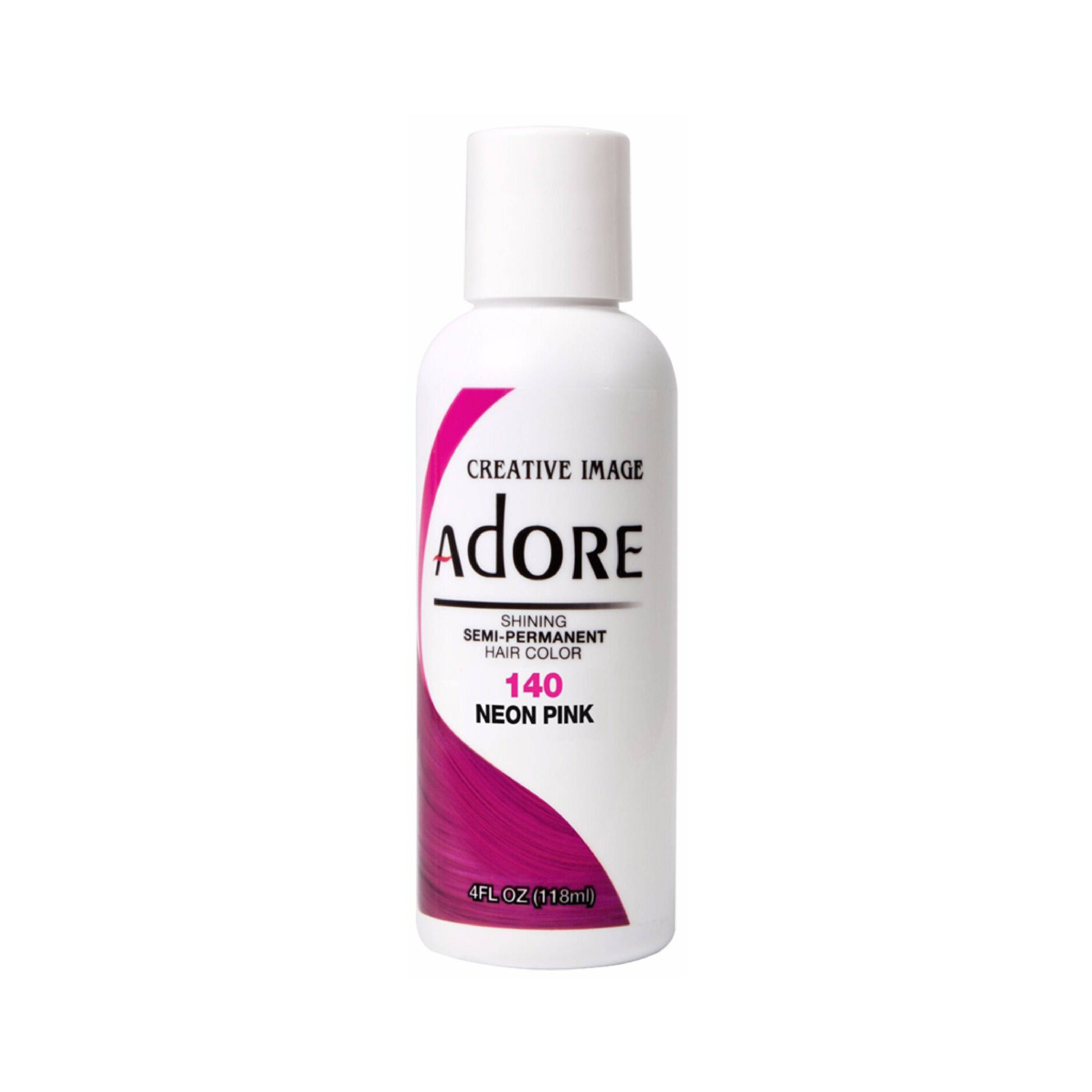 Adore Semi Permanent Neon Pink Hair Colour 140 - 118ml