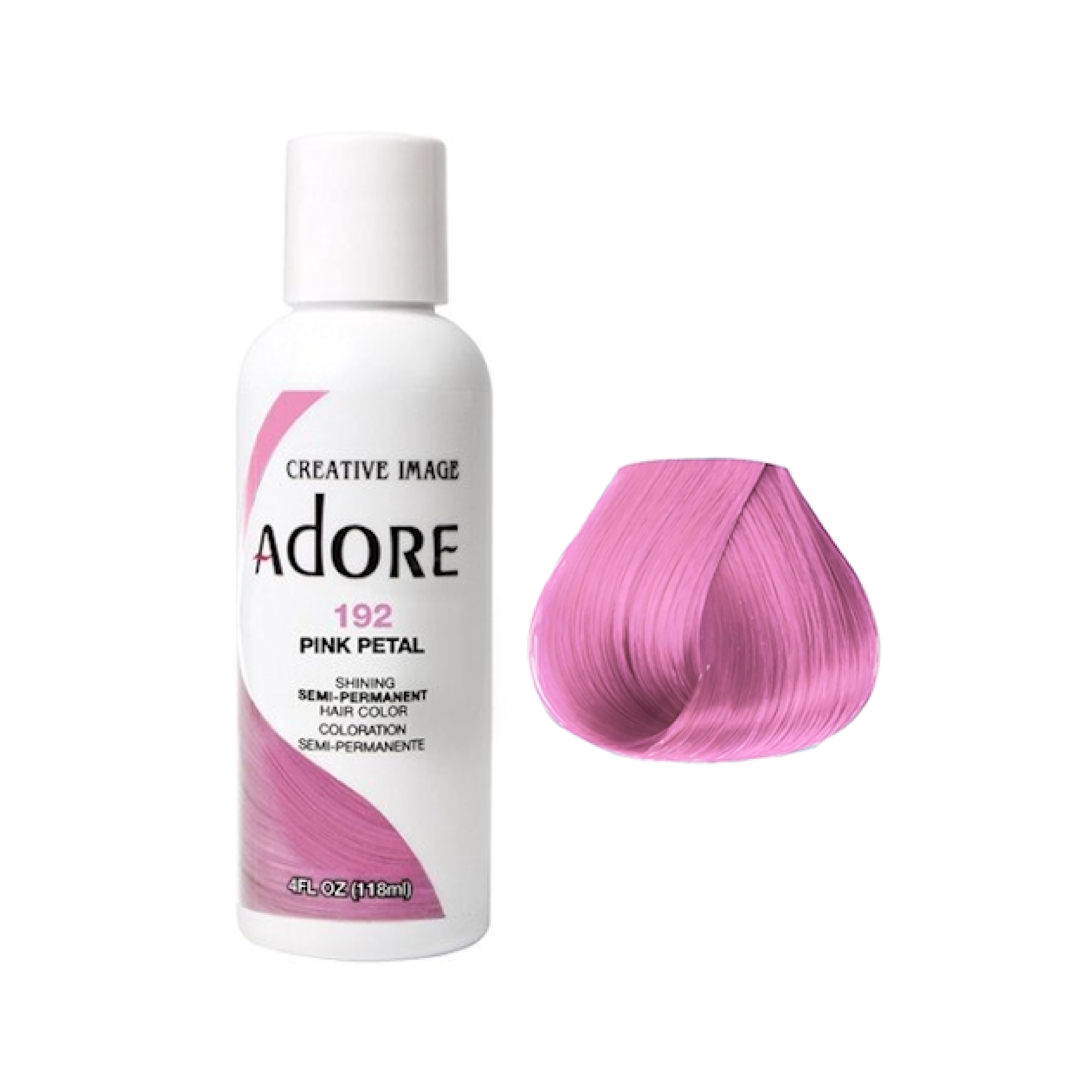 Adore Semi Permanent Pink Petal Hair Colour 192 - 118ml
