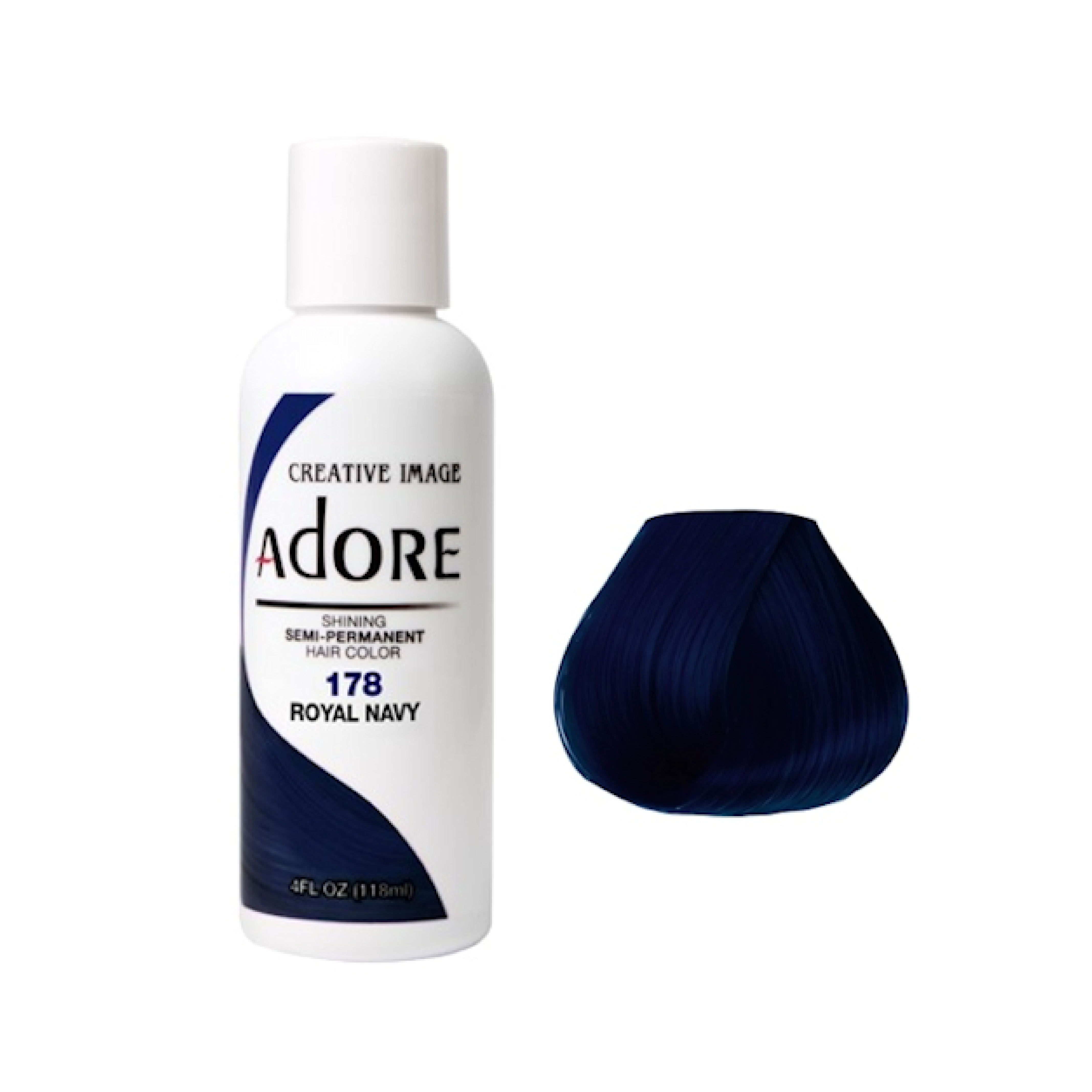 Adore Semi Permanent Royal Navy Hair Colour 178 - 118ml