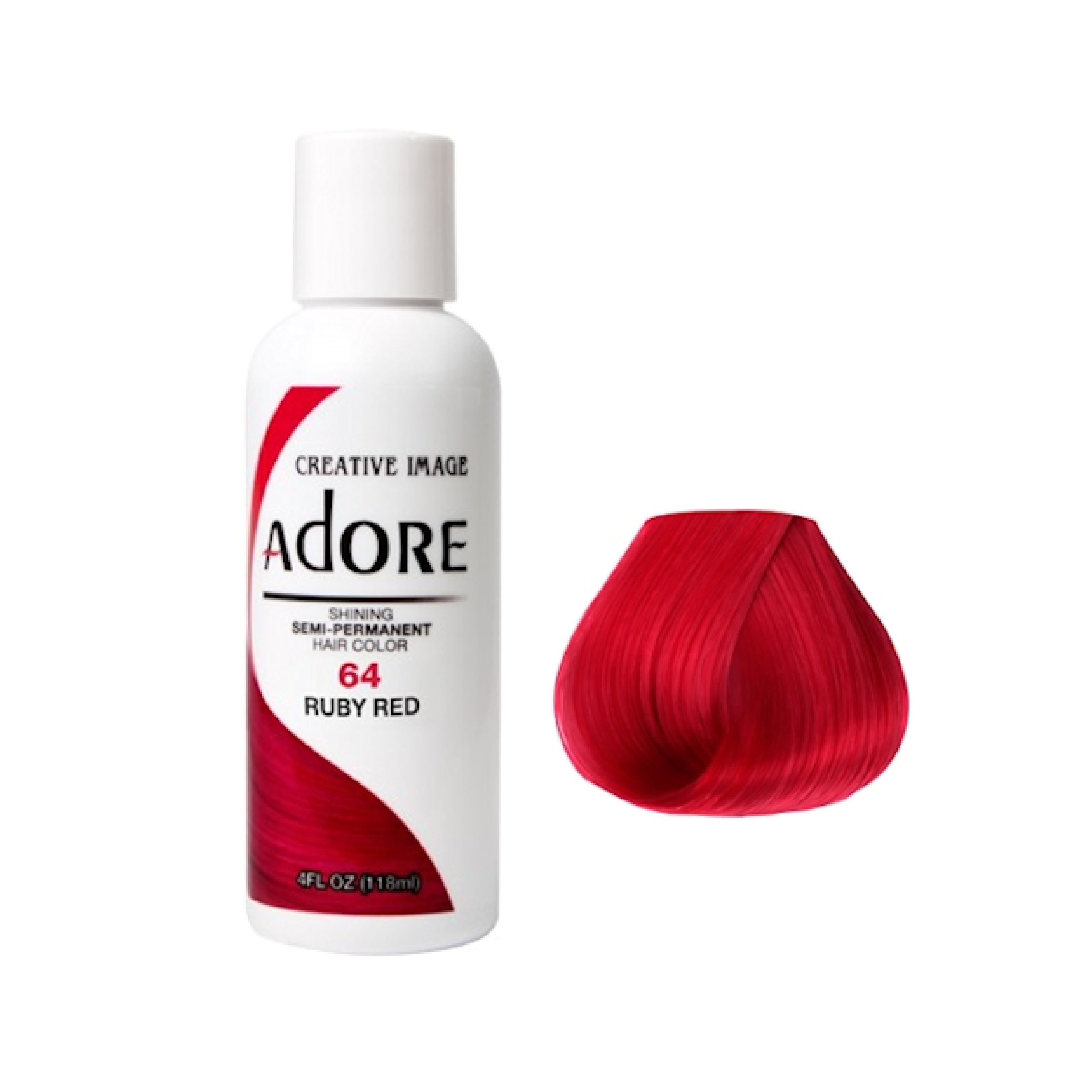 Adore Semi Permanent Ruby Red Hair Colour 64 - 118ml