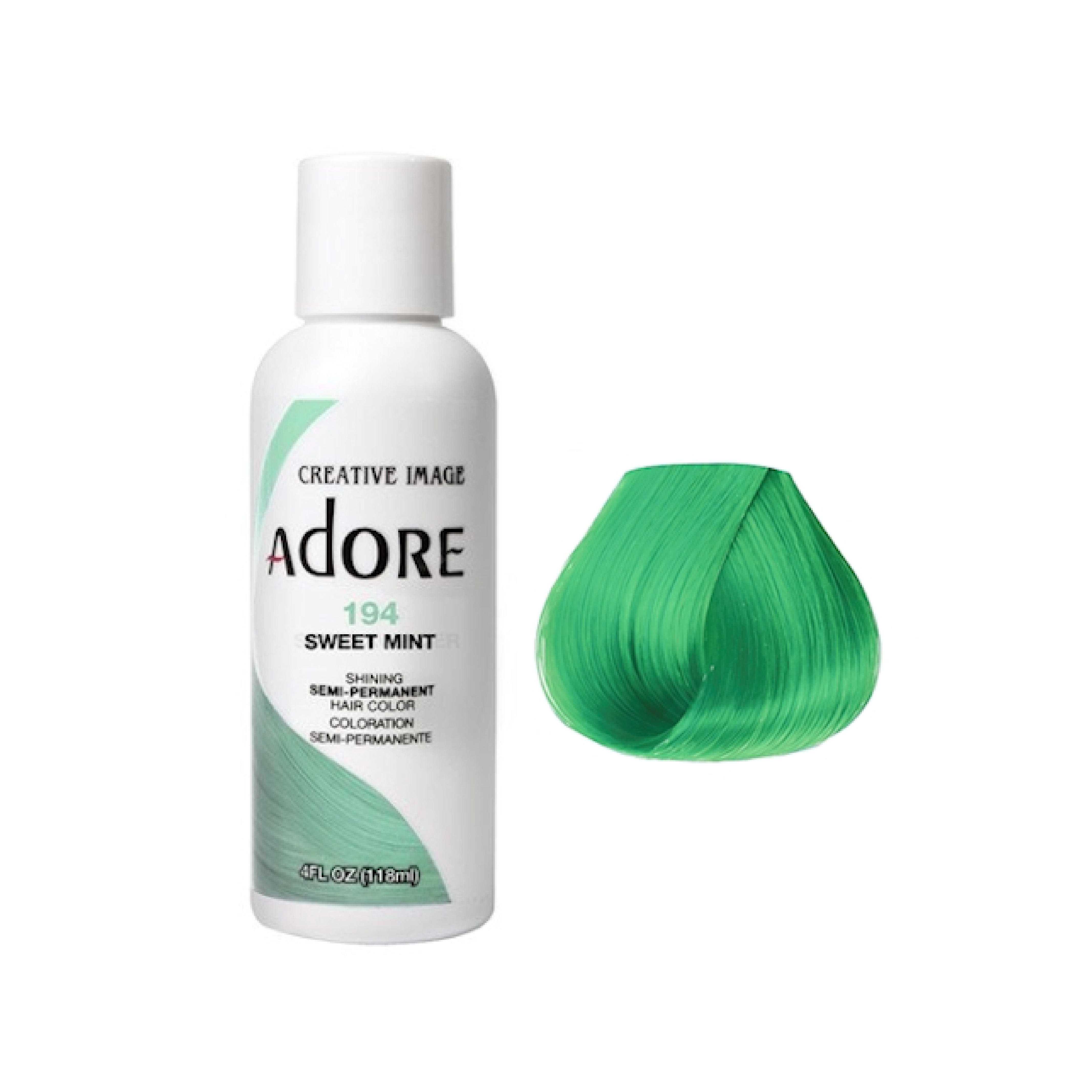 Adore Semi Permanent Sweet Mint Hair Colour 194 - 118ml