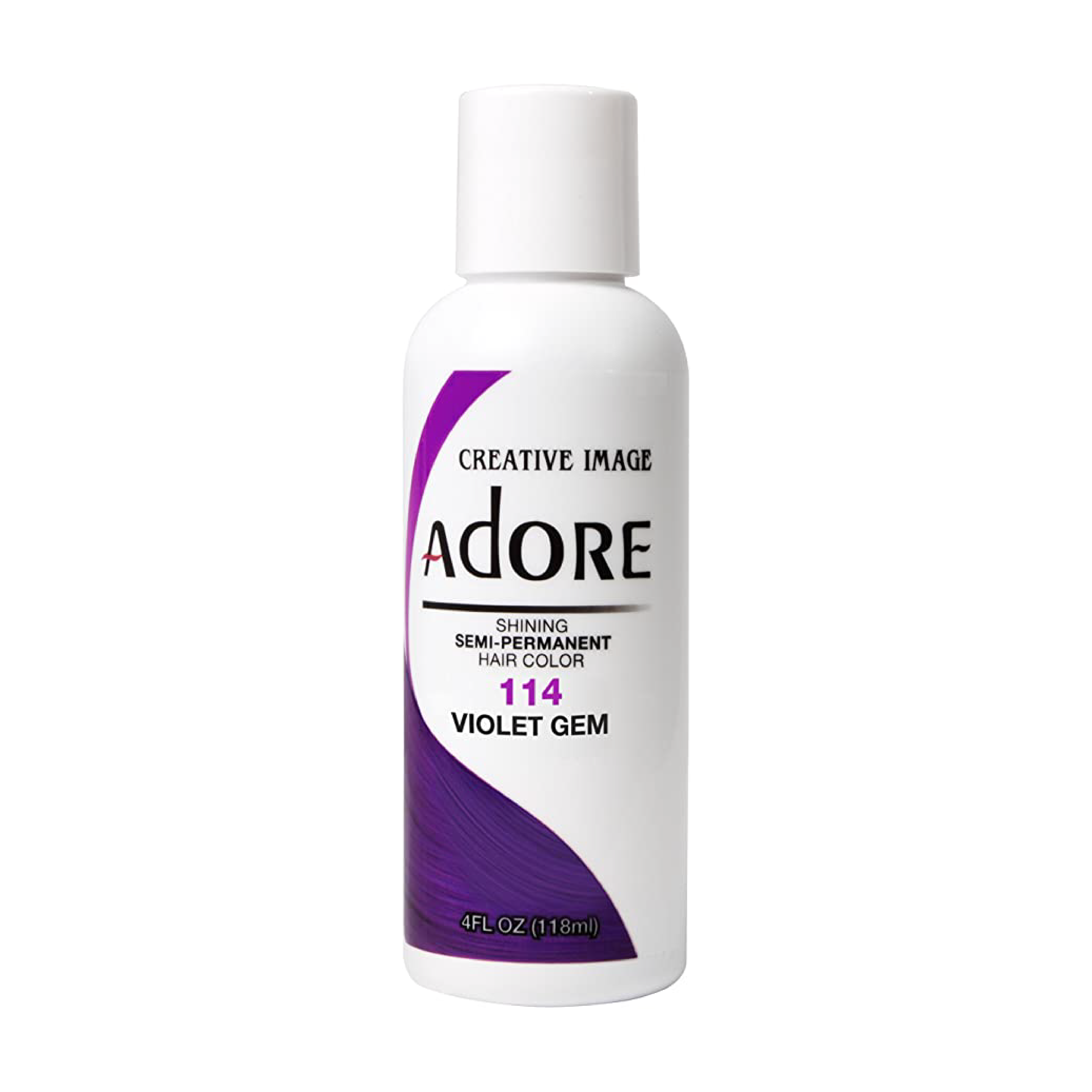 Adore Semi Permanent Violet Gem Hair Colour 114 - 118ml