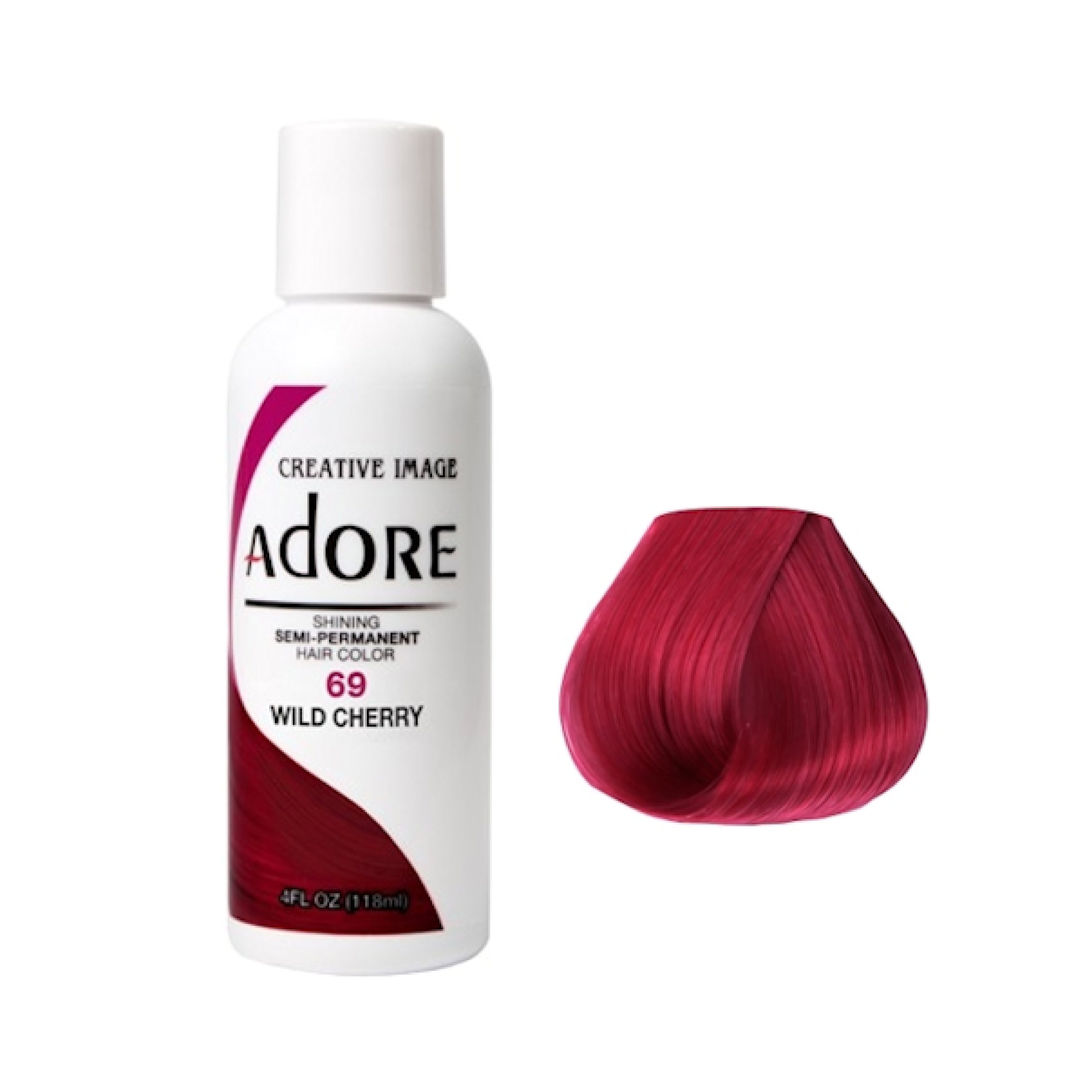 Adore Semi Permanent Wild Cherry Hair Colour 69 - 118ml