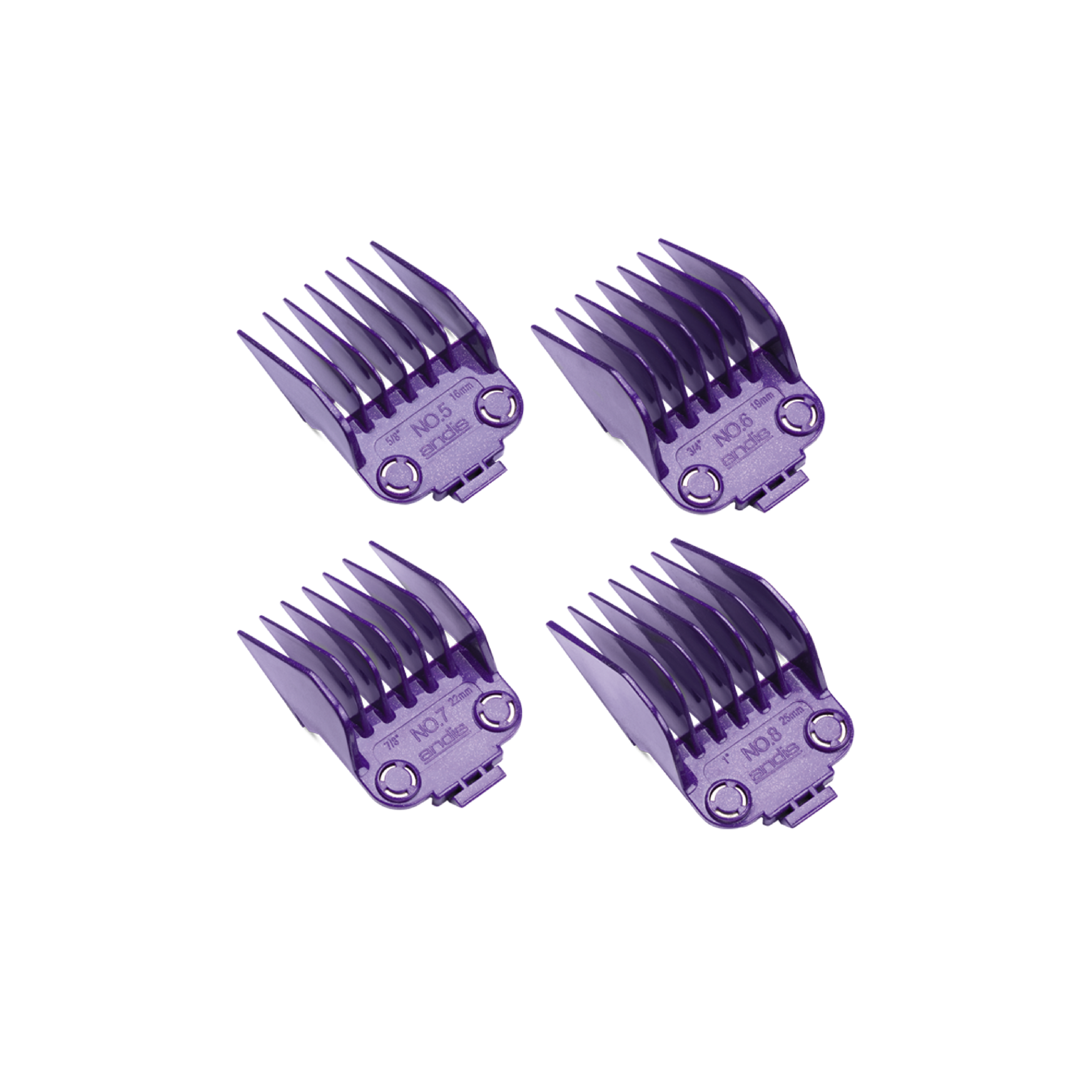 Andis Master Dual Magnetic Large 4-comb Set - 01415