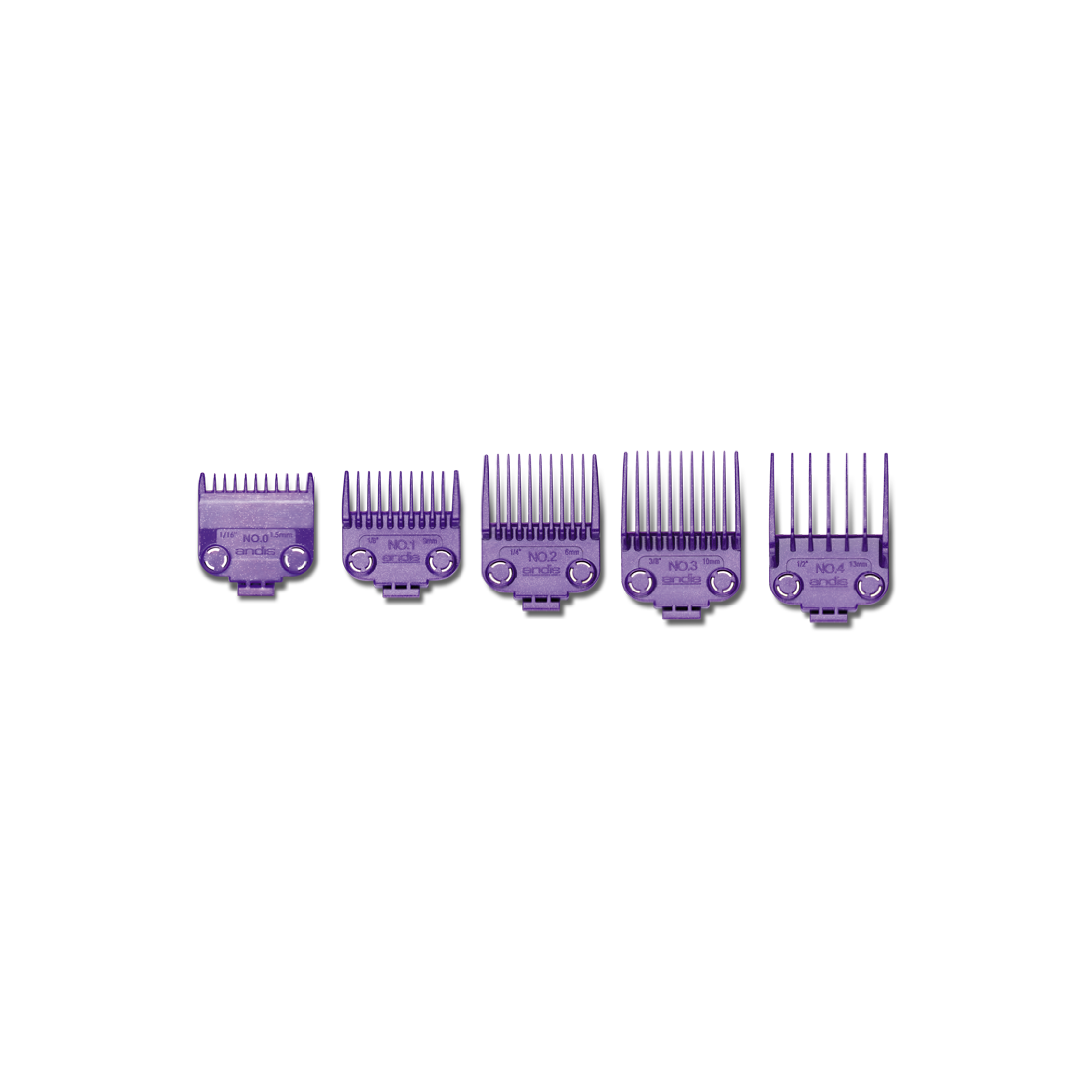 Andis Master Dual Magnetic Small 5-comb Set - 01410