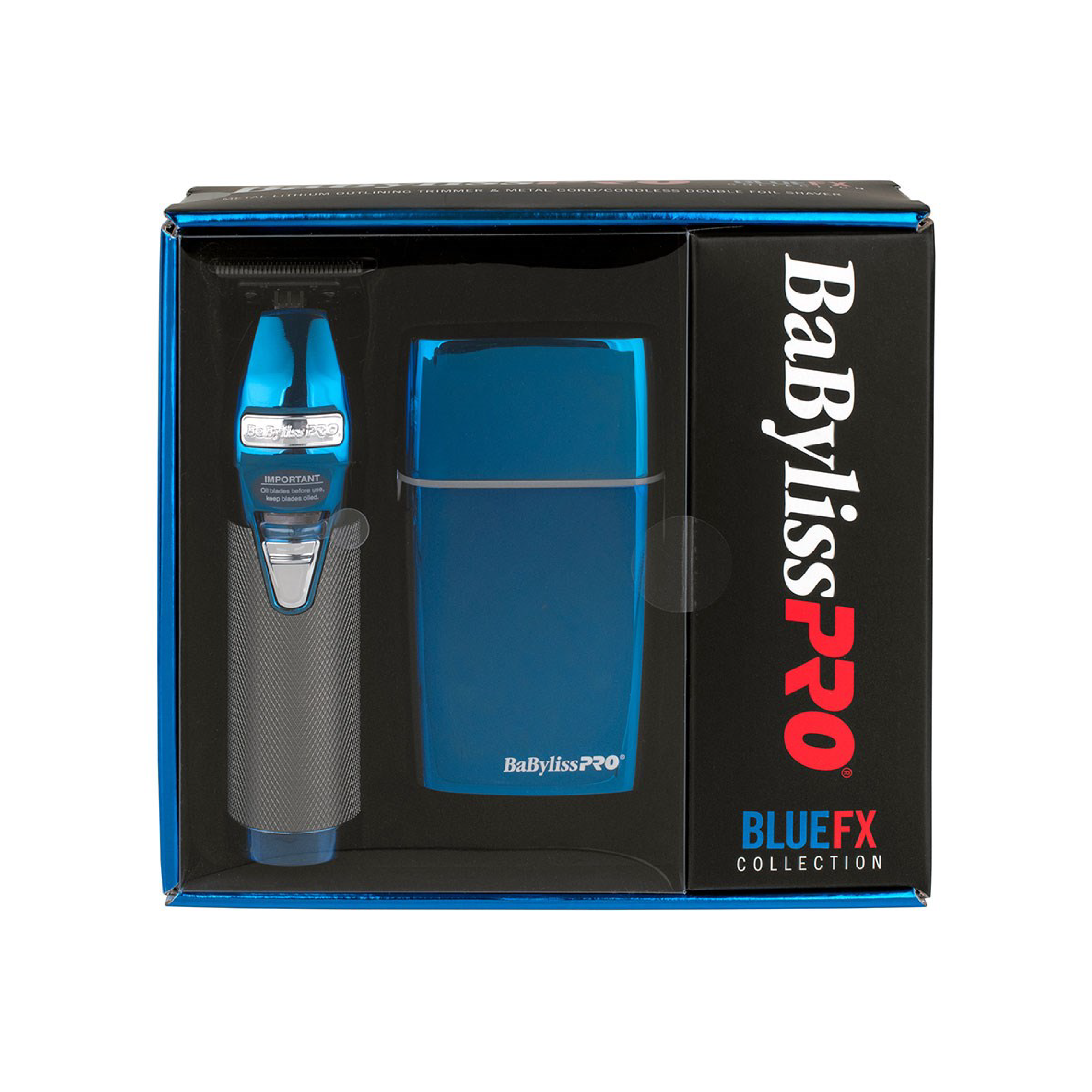 Babyliss PRO BlueFX Outliner Trimmer And Shaver Duo