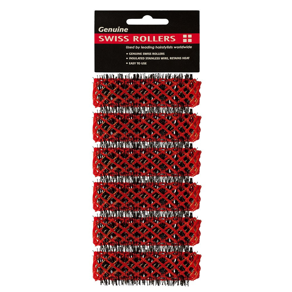 Dateline Professional Coral Swiss Rollers 16mm - 6pk