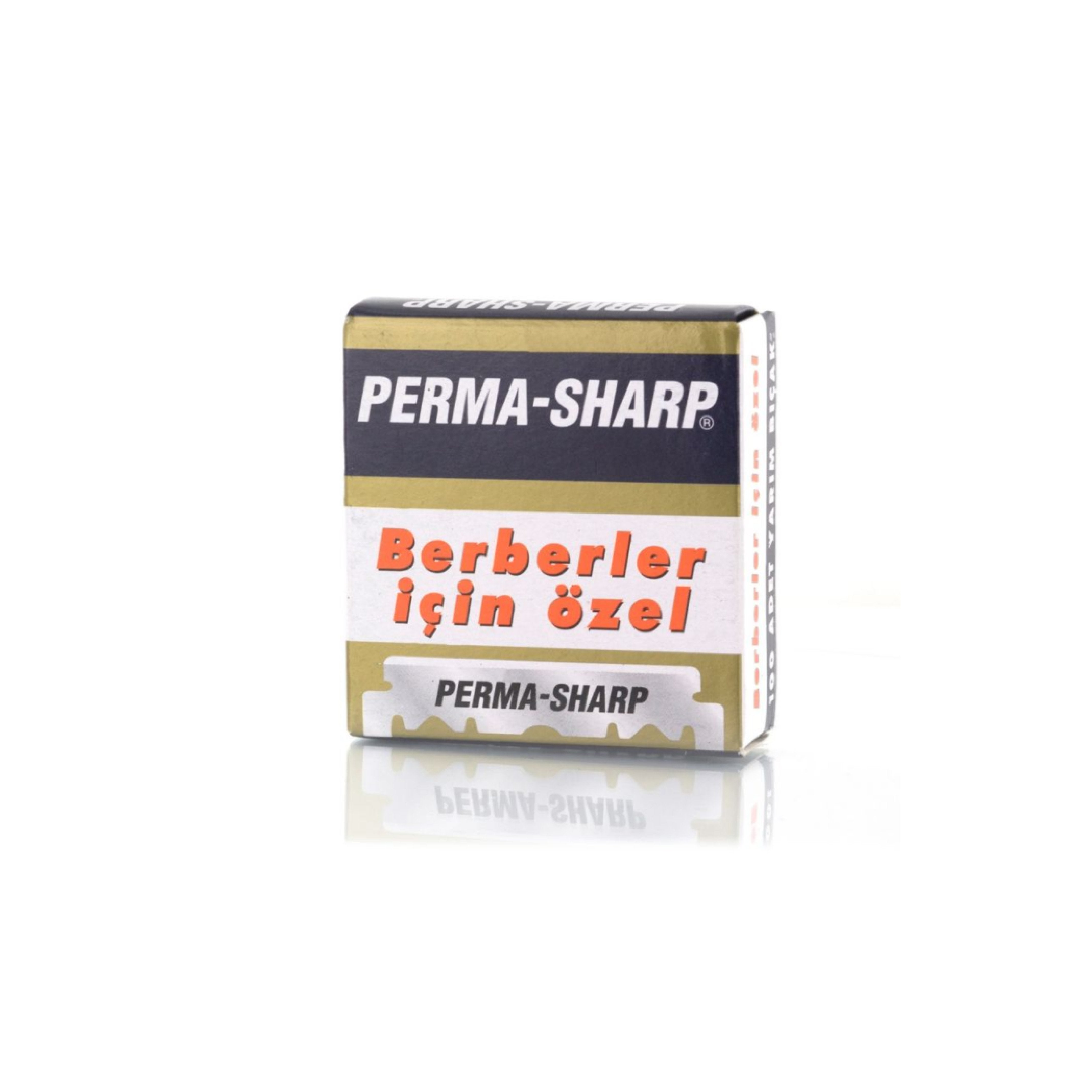 Gillette Perma-Sharp Single Edge Razor Blades (100) - Barber Bazaar