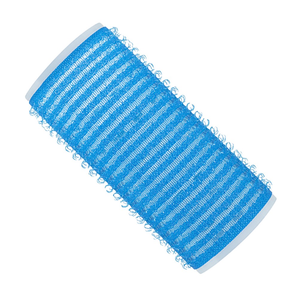 Hair FX Light Blue Velcro Hair Rollers 28mm - 12pk
