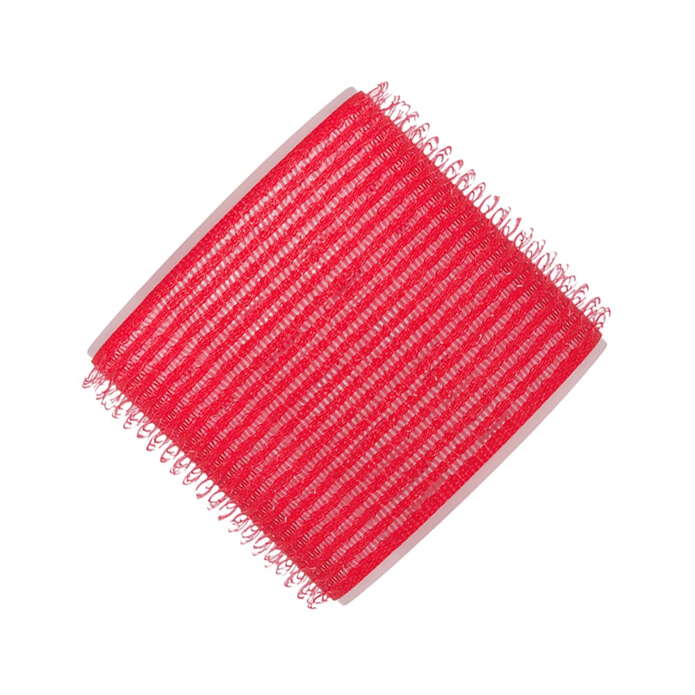 Hair FX Red Velcro Hair Rollers 70mm - 6pk