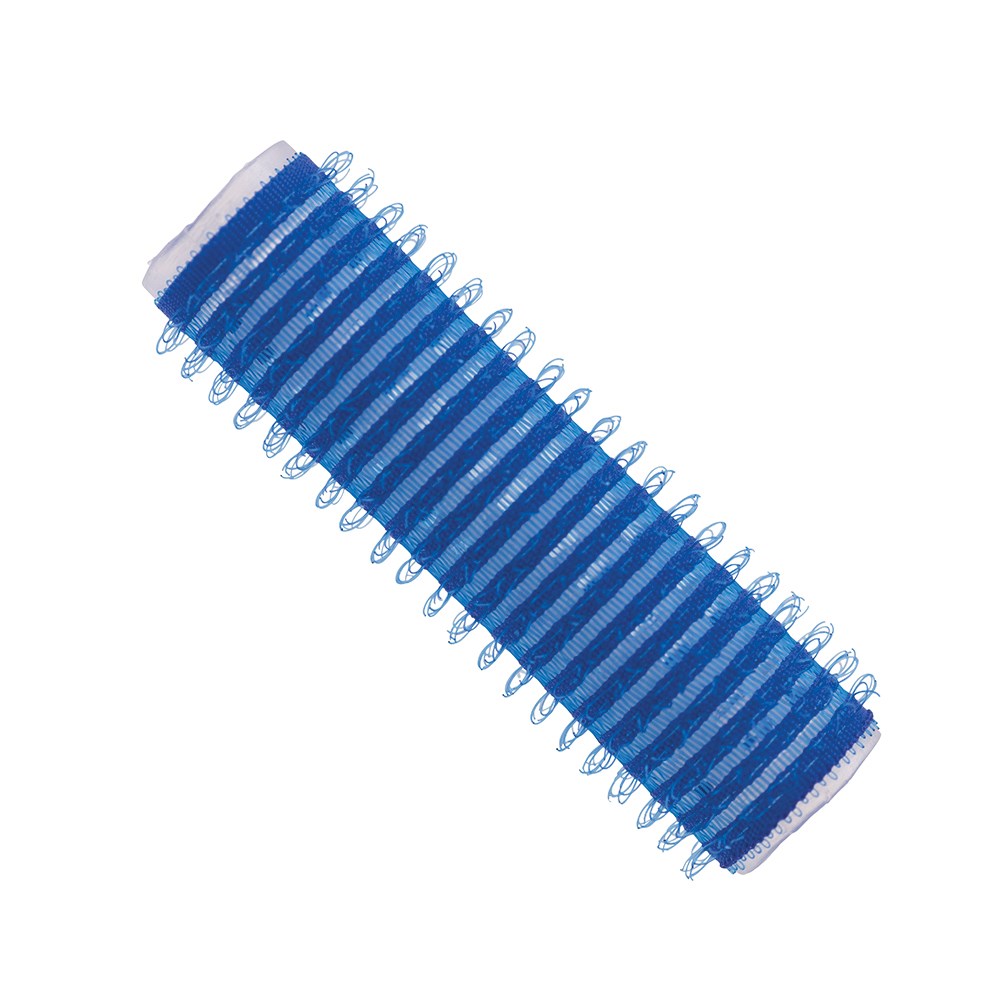 Hair FX Royal Blue Velcro Hair Rollers 15mm - 12pk