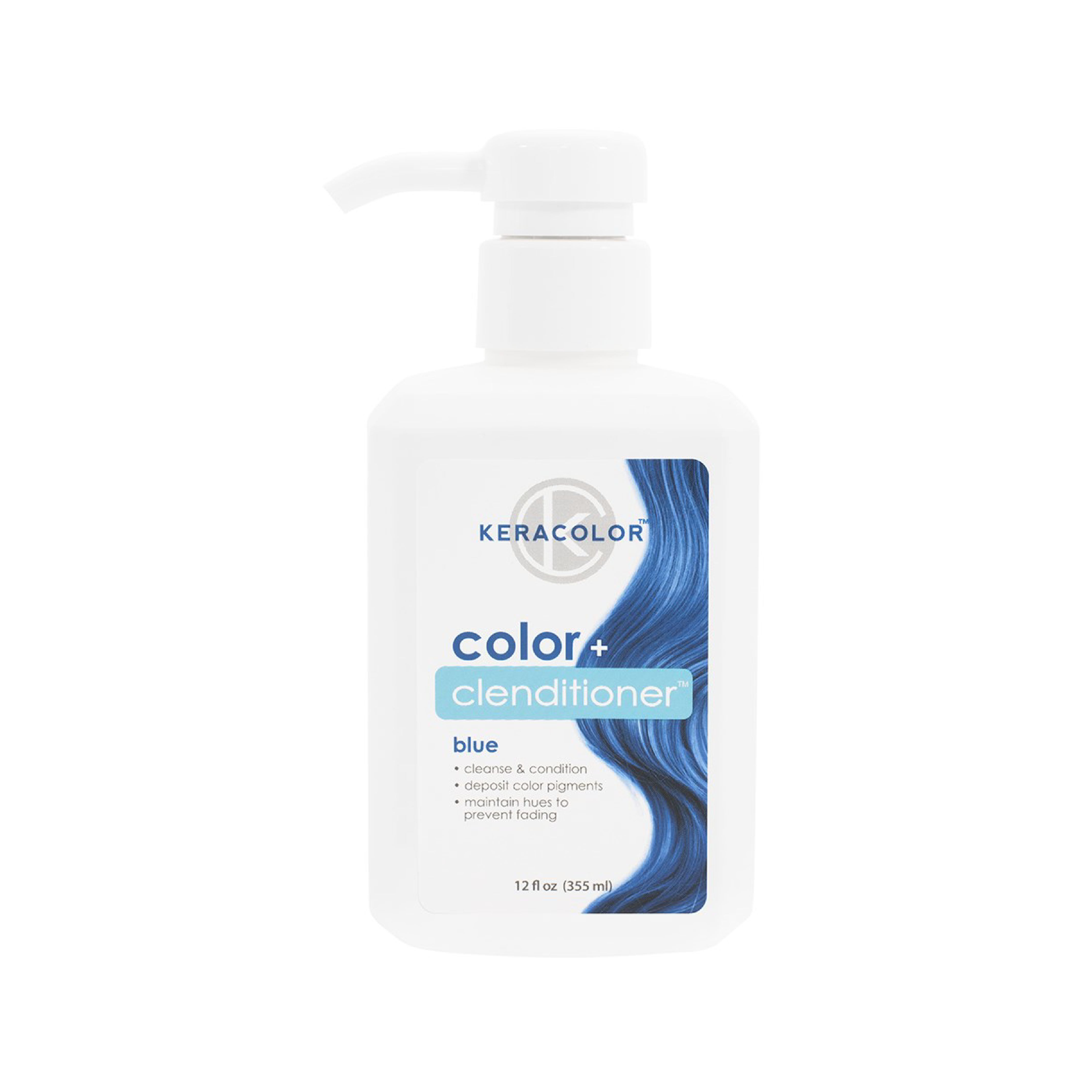 Keracolor Color Clenditioner Blue Colouring Shampoo - 355ml