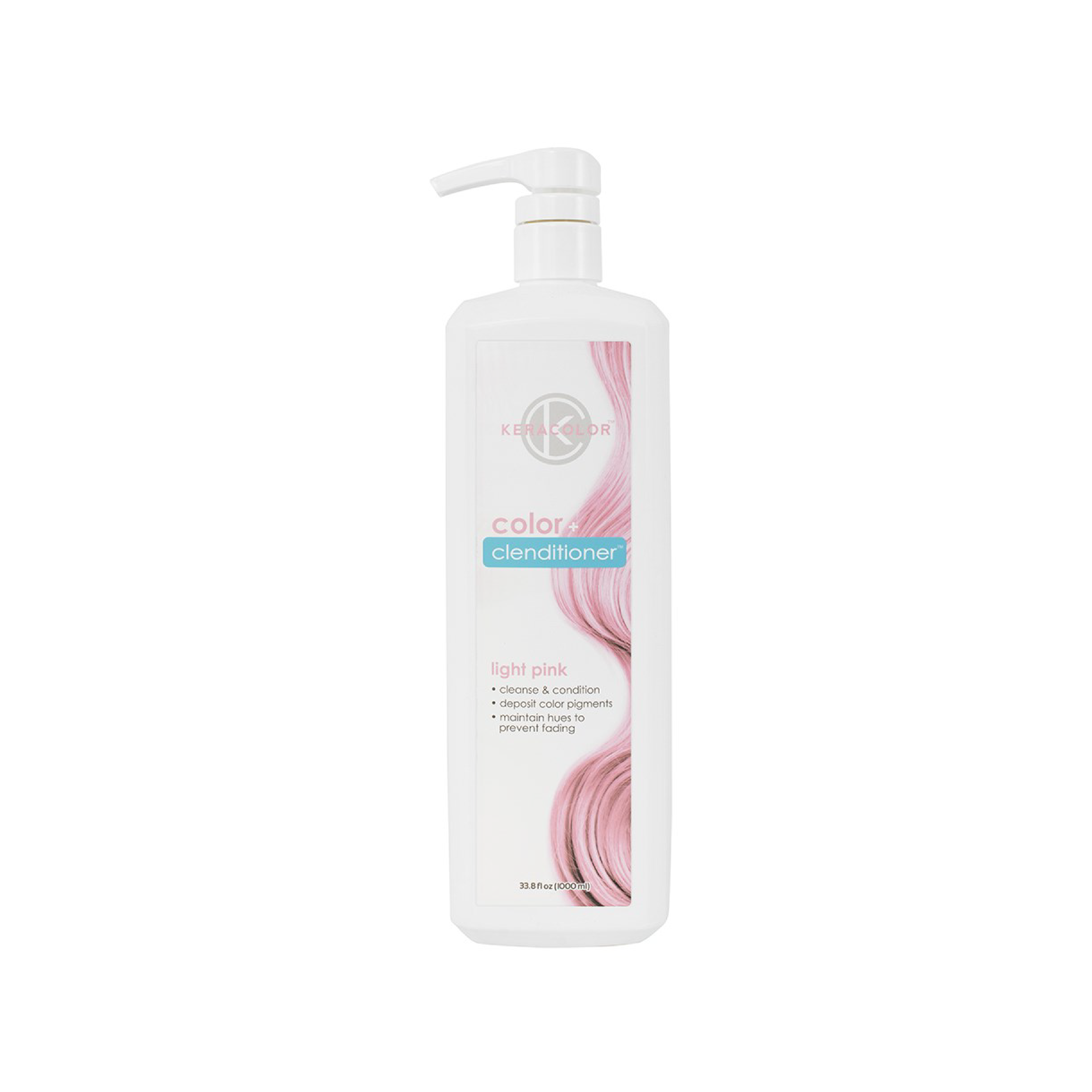 Keracolor Color Clenditioner Light Pink Colouring Shampoo - 1000ml
