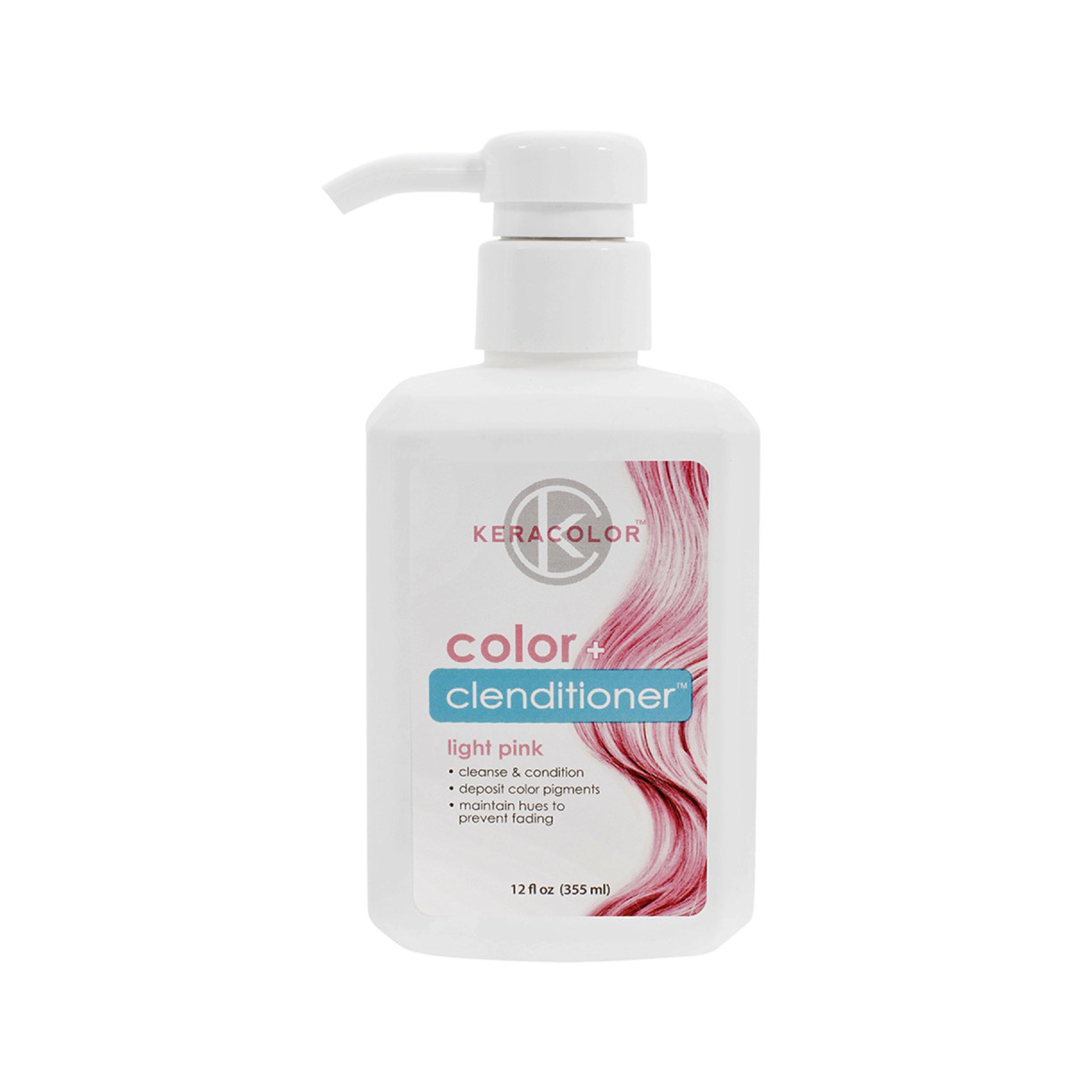 Keracolor Color Clenditioner Light Pink Colouring Shampoo - 355ml