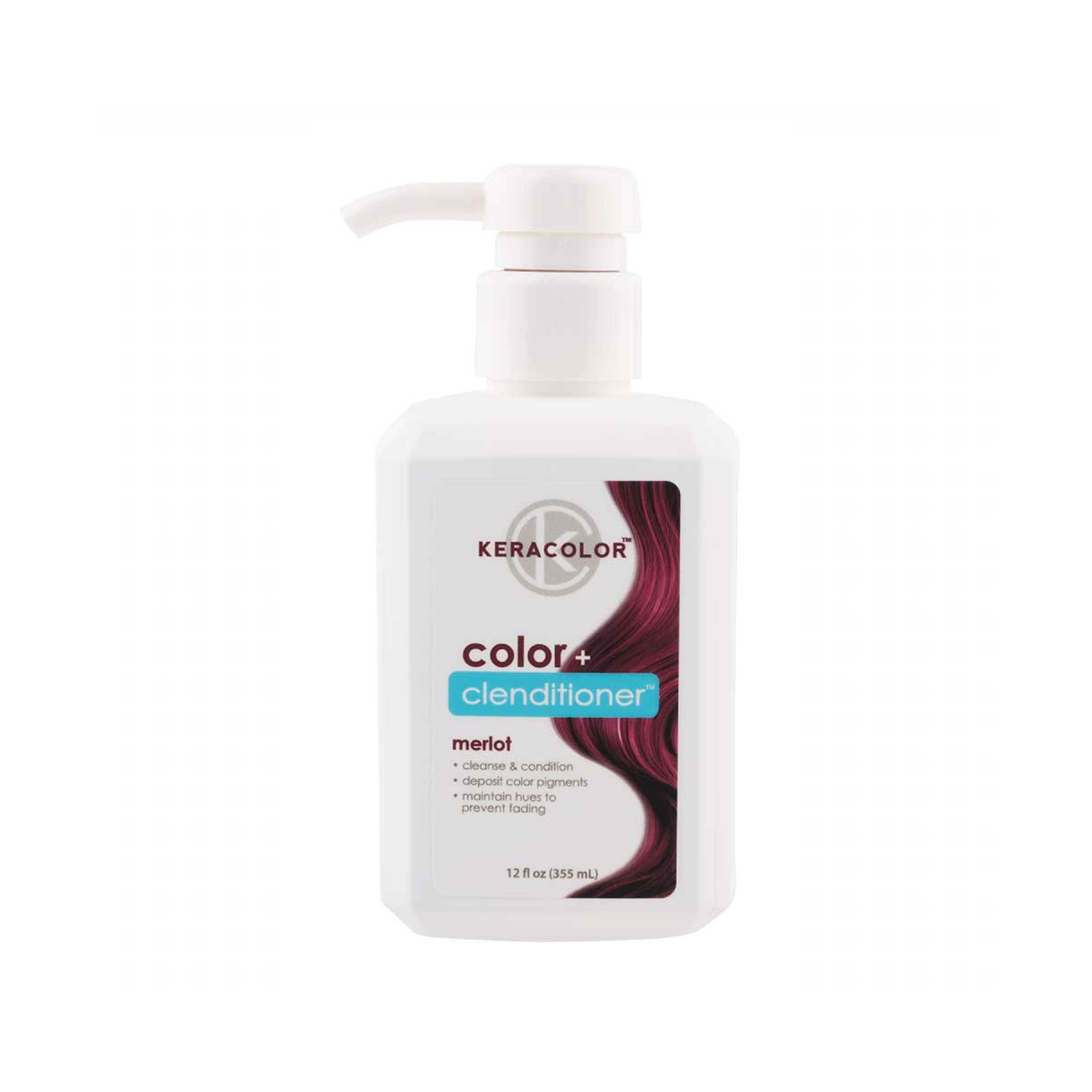 Keracolor Color Clenditioner Merlot Colouring Shampoo - 355ml
