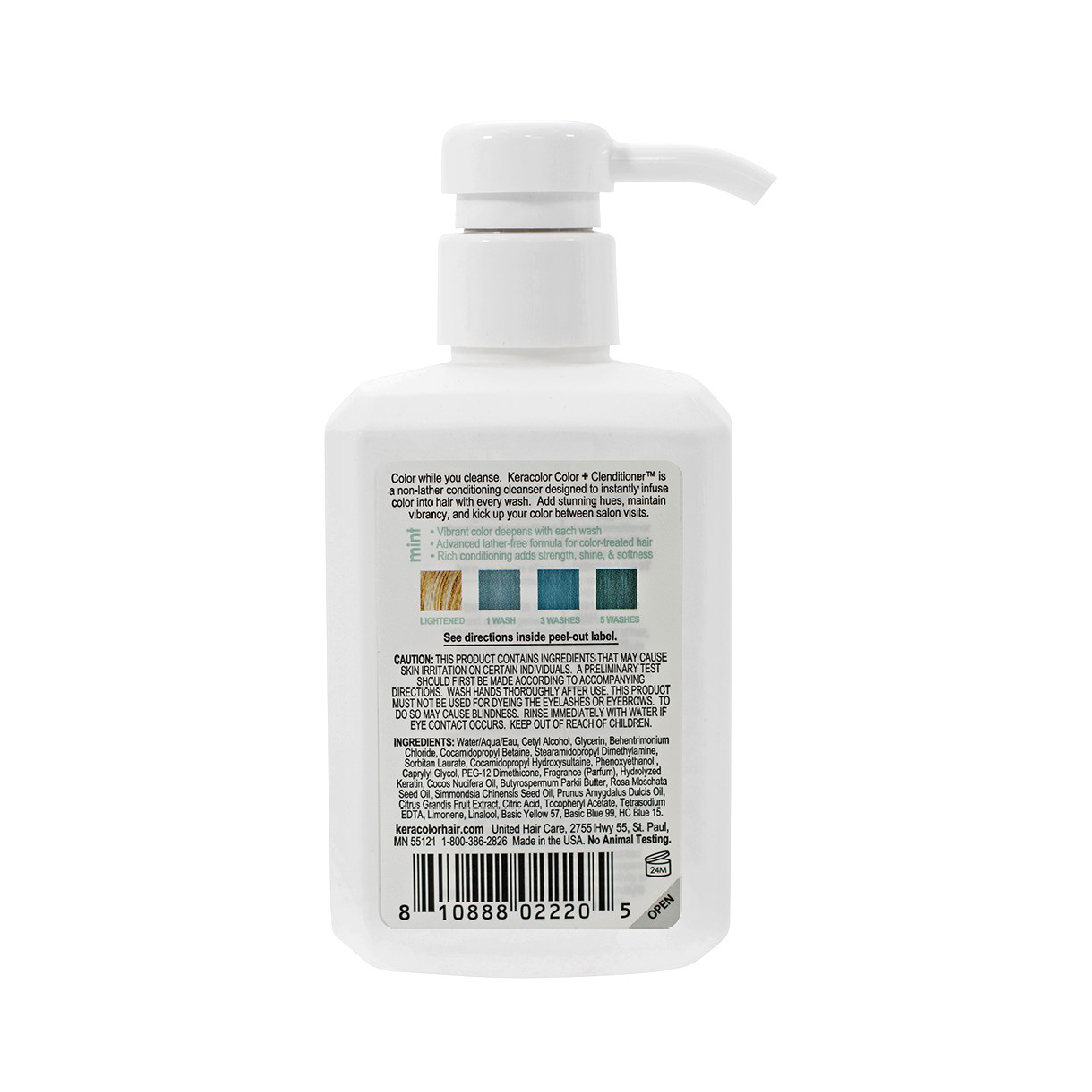 Keracolor Color Clenditioner Mint Colouring Shampoo - 355ml