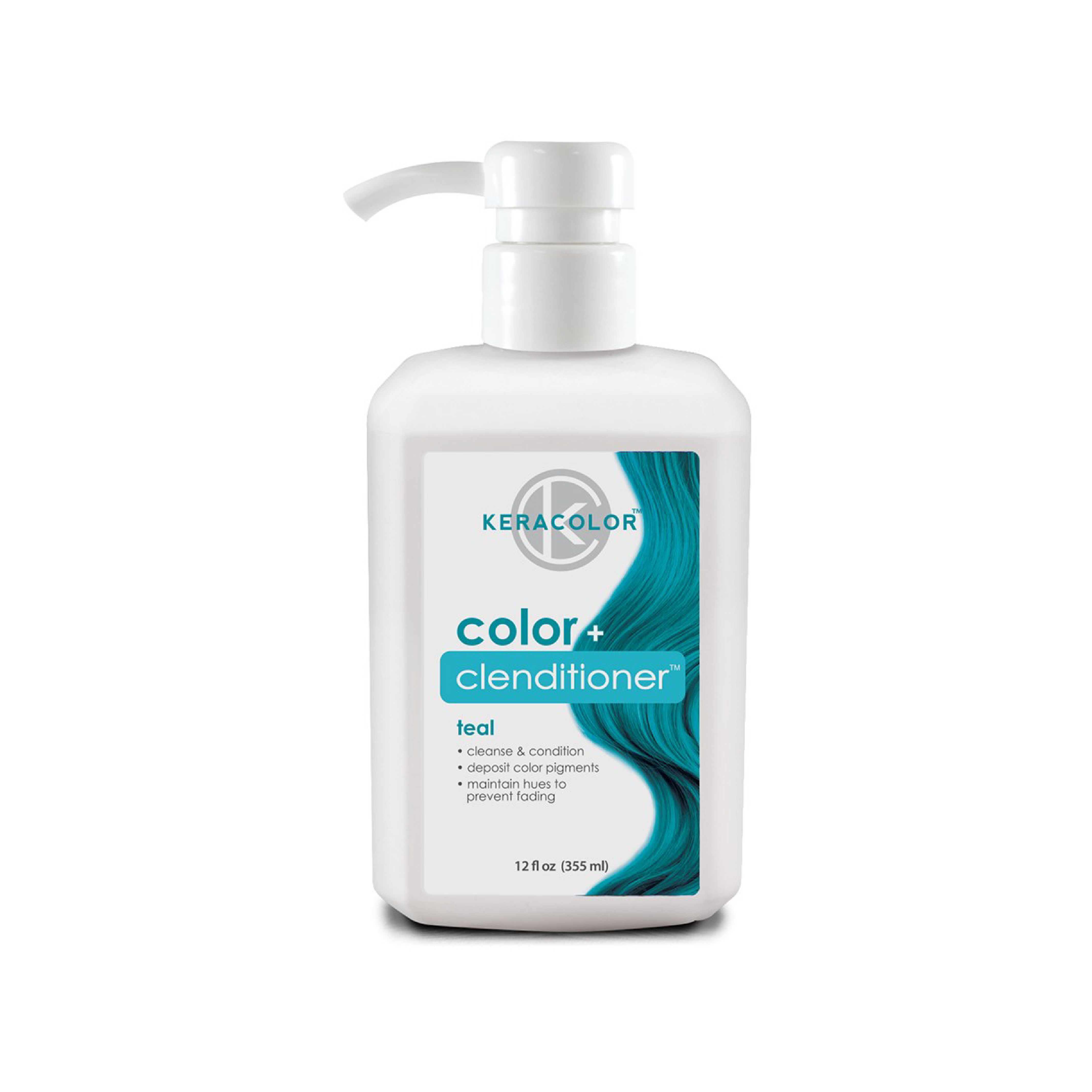 Keracolor Color Clenditioner Teal Colouring Shampoo - 355ml