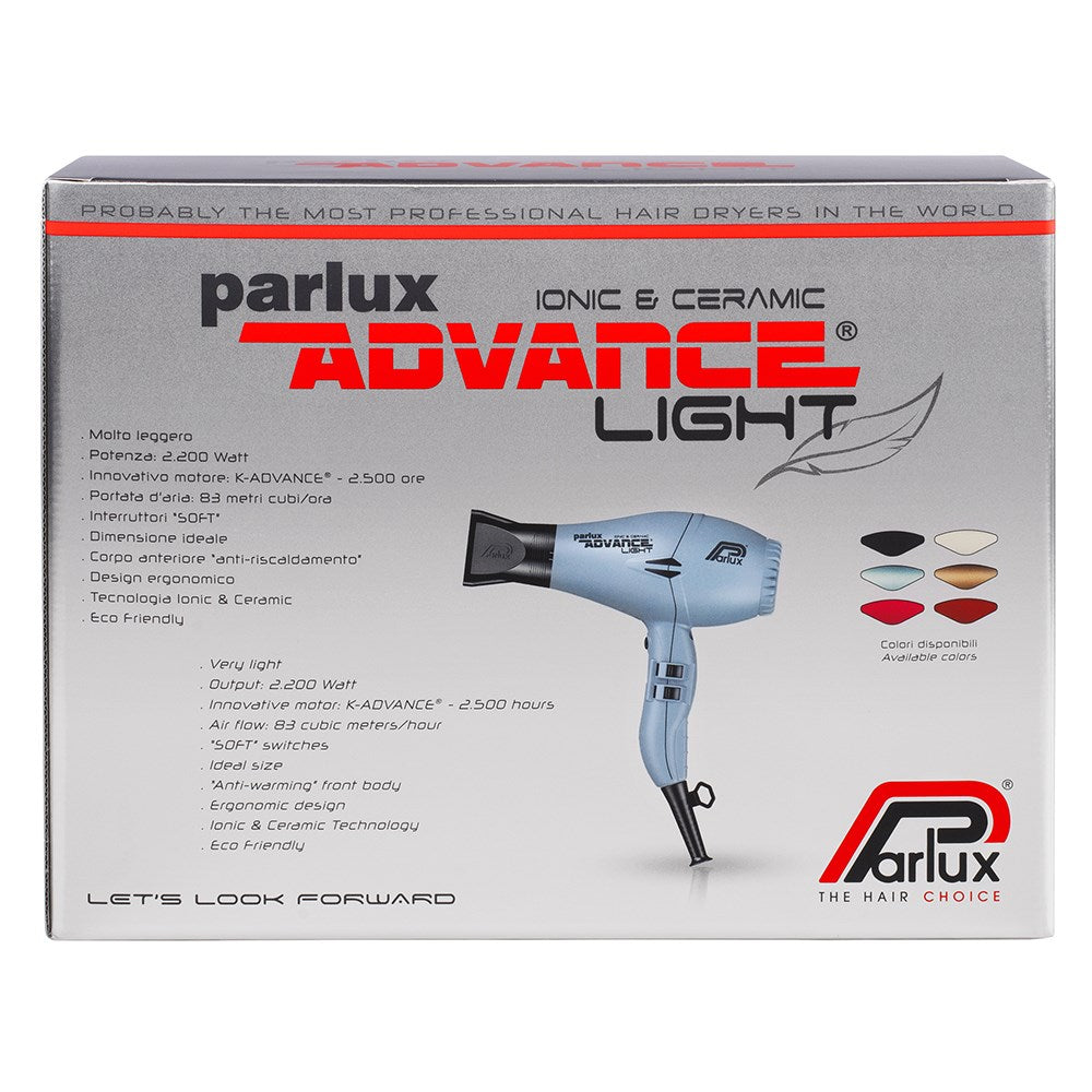 Parlux Advance Light Ceramic & Ionic Hairdryer - White