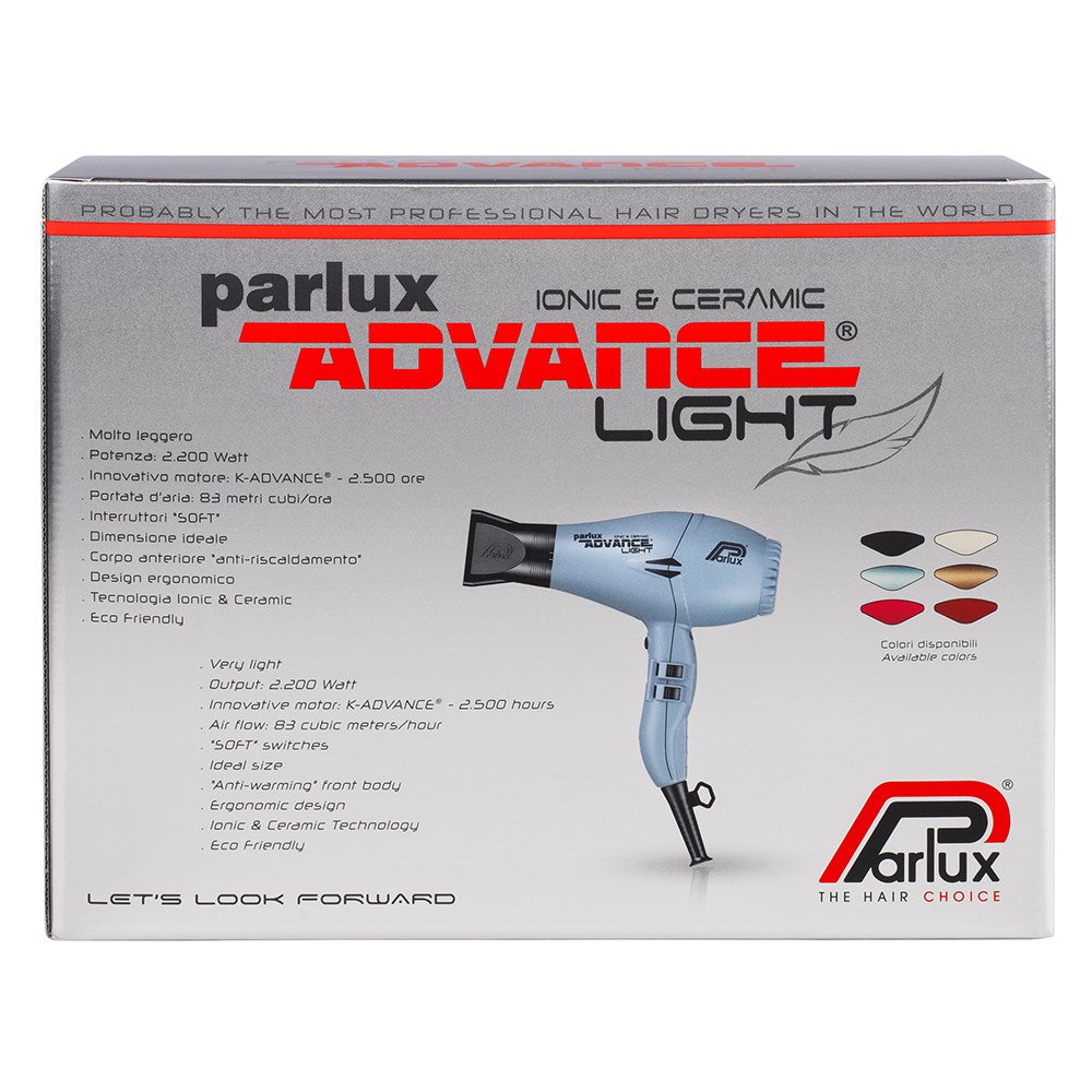 Parlux Advance Light Ceramic & Ionic Hairdryer - Red