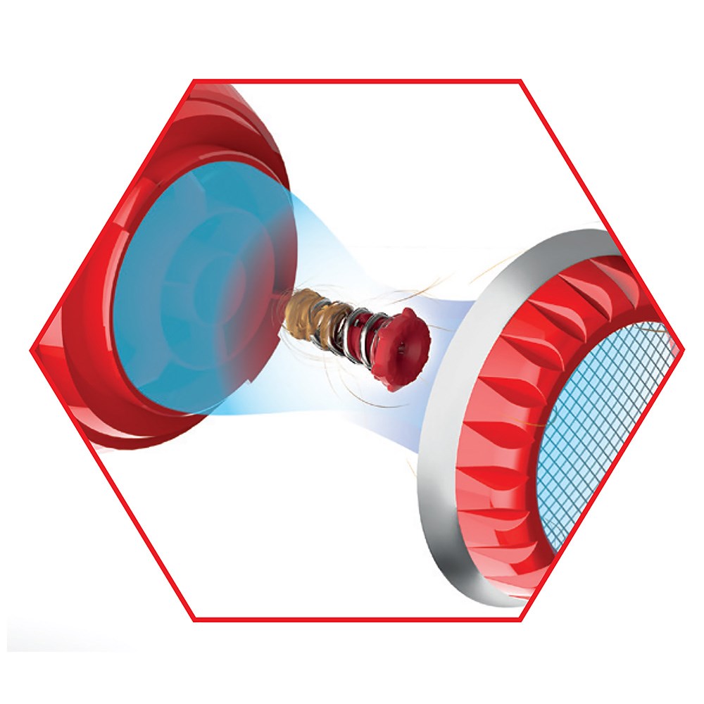 Parlux Alyon Air Ionizer Tech Hairdryer & Diffuser - Red