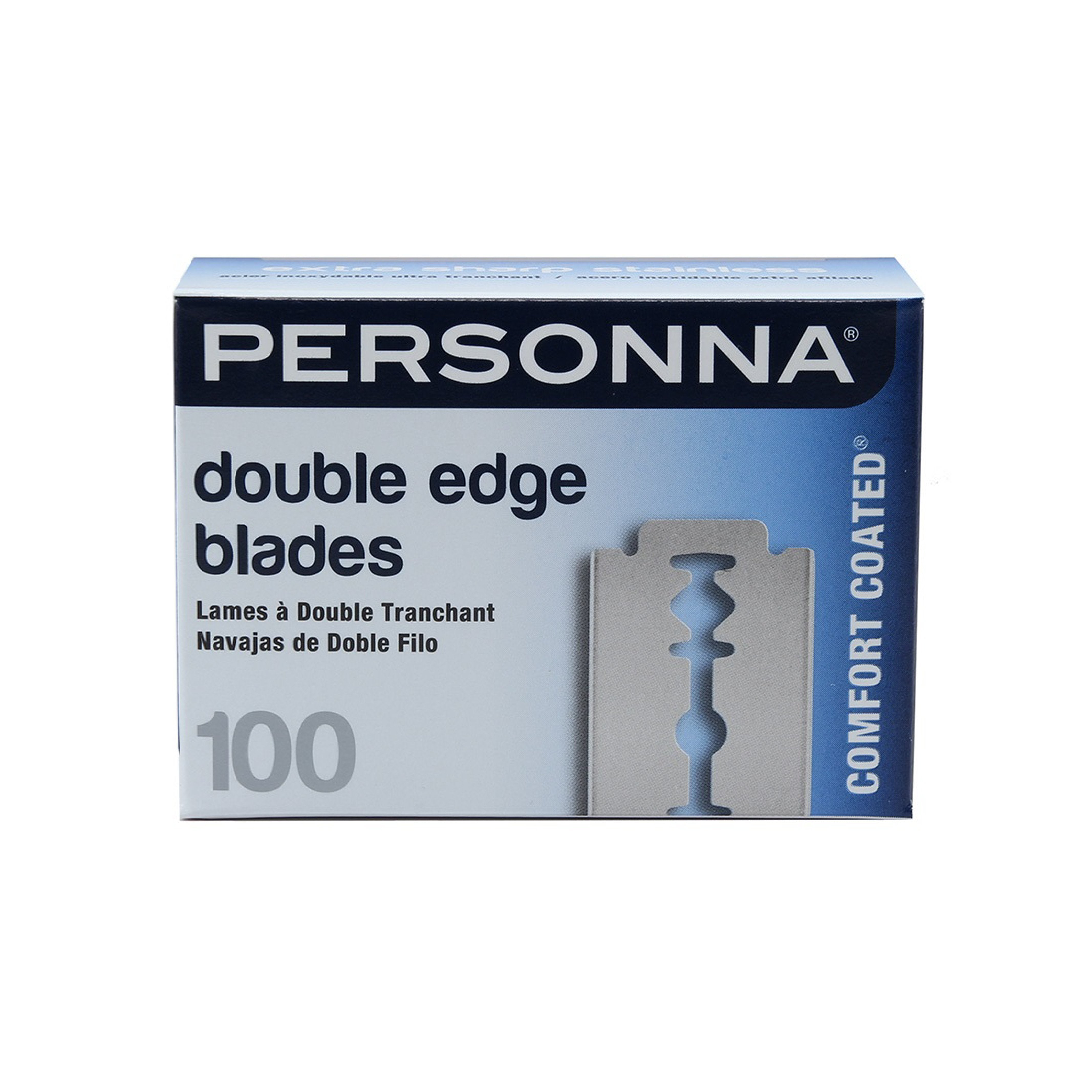 Personna Stainless Steel Double Edge Razor Blades (100) - Barber Bazaar