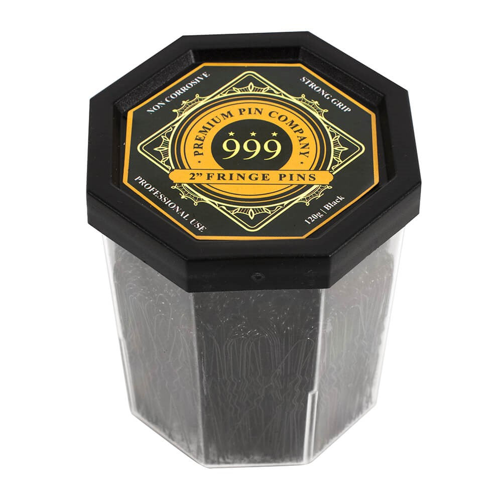 Premium Pin Company 999 Black Fine Fringe Pins 2inch - 120g