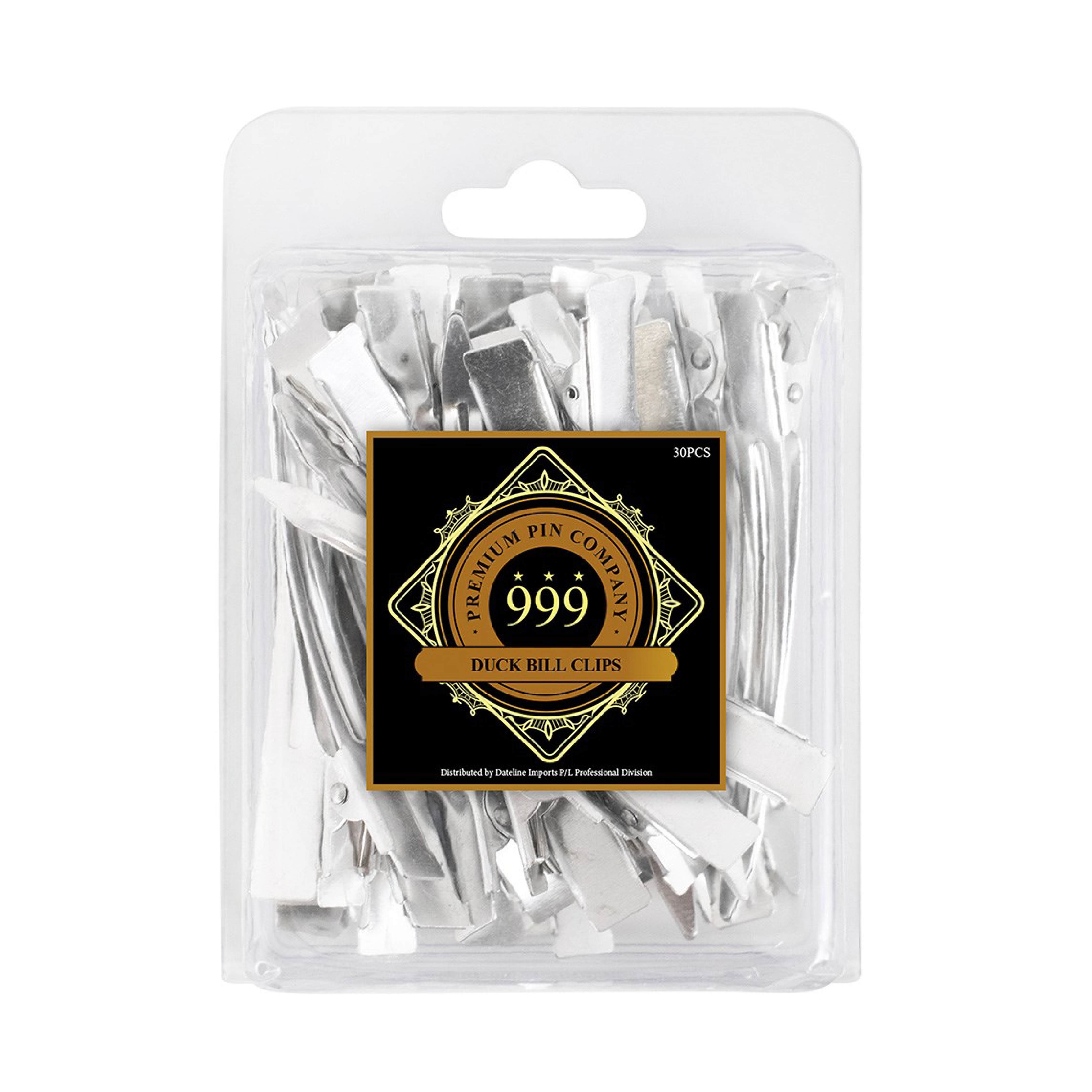 Premium Pin Company 999 Duck Bill Steel Clips - 30pcs