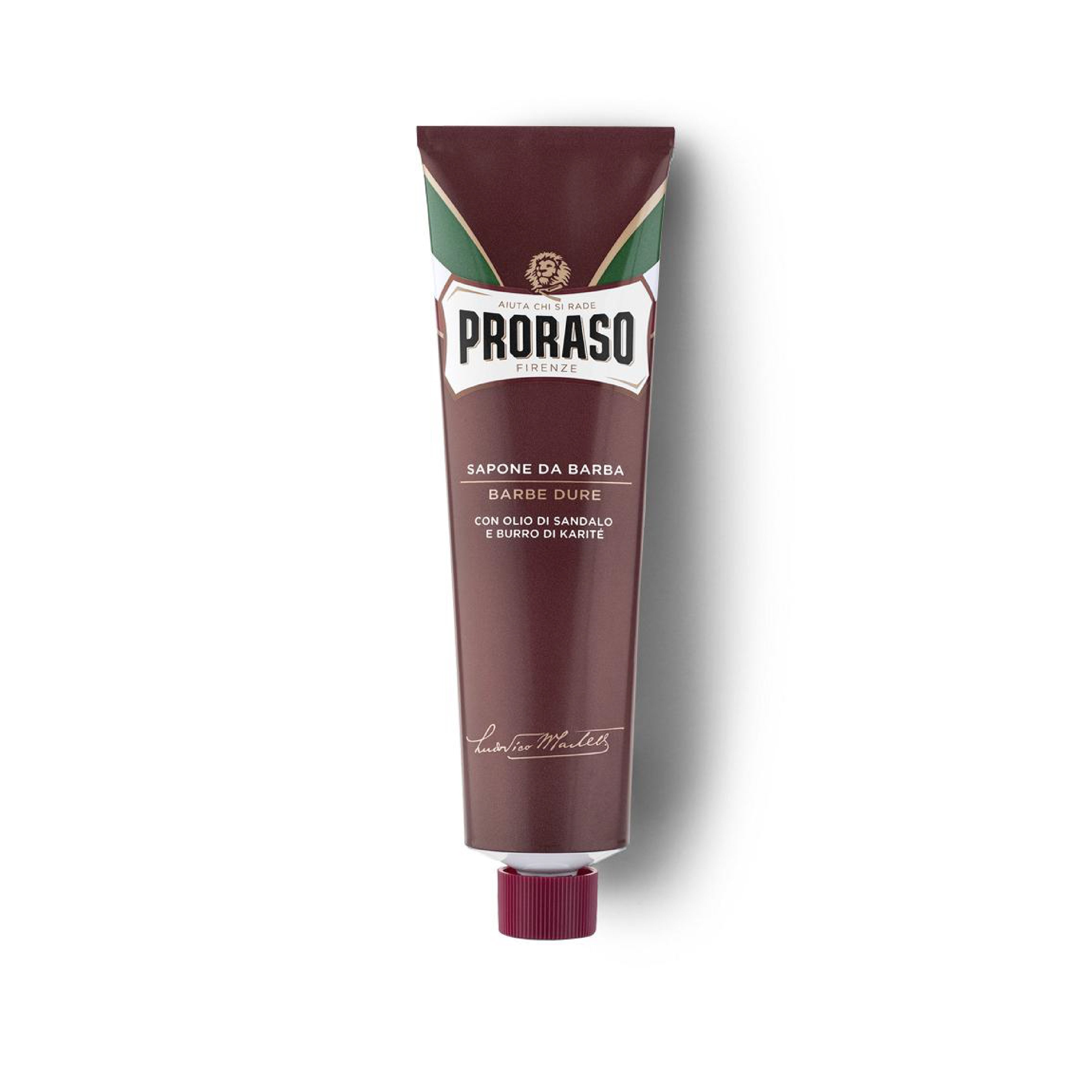 Proraso Shaving Cream Tube 150 ml - Sandalwood & Shea Butter - Barber Bazaar