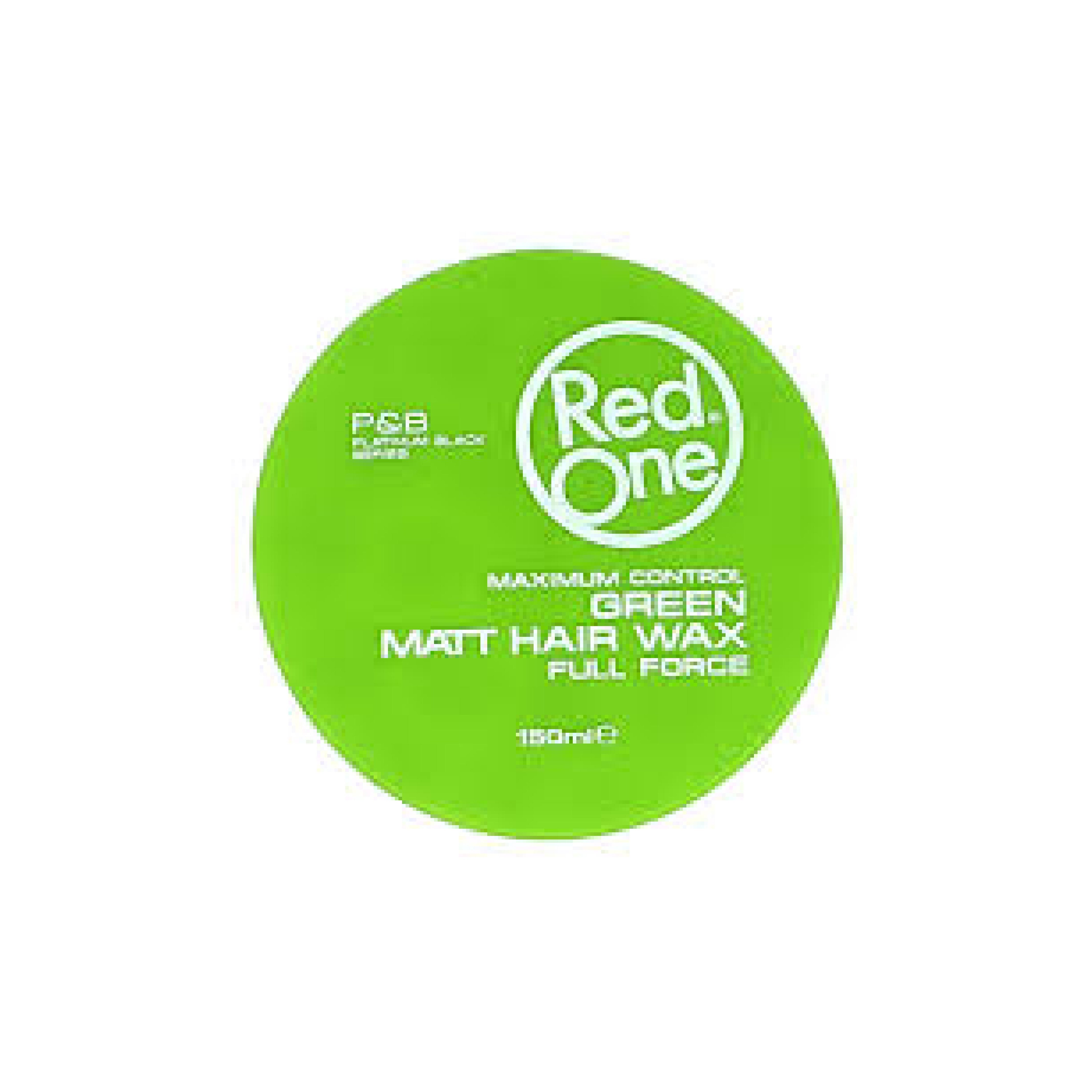 RedOne Green Matte Hair Wax Full Force - 150 ml - Barber Bazaar