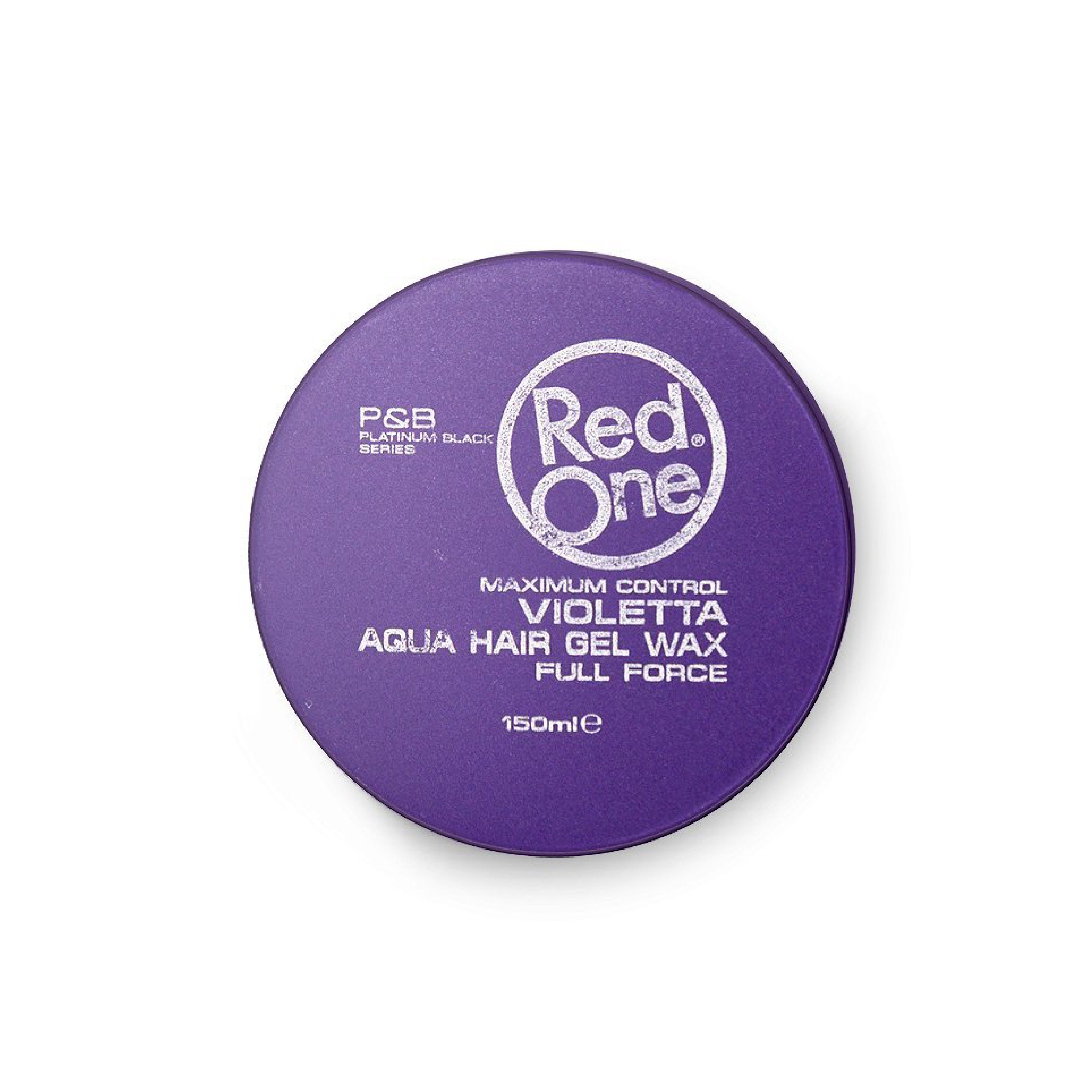 RedOne Violetta Aqua Hair Gel Wax Full Force - 150 ml - Barber Bazaar