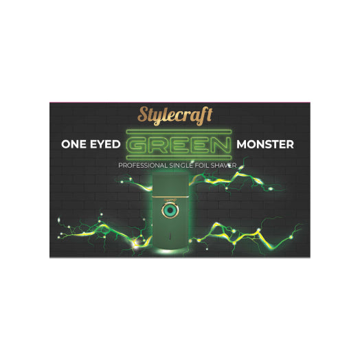 Stylecraft One Eyed Green Monster Single Foil Shaver