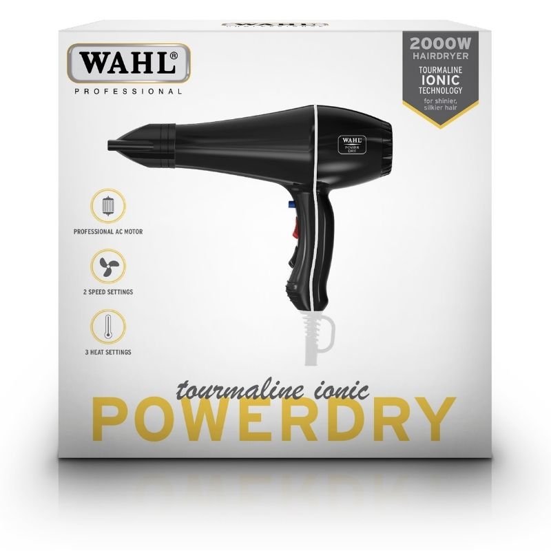 Wahl Power Dry Hair Dryer - Black